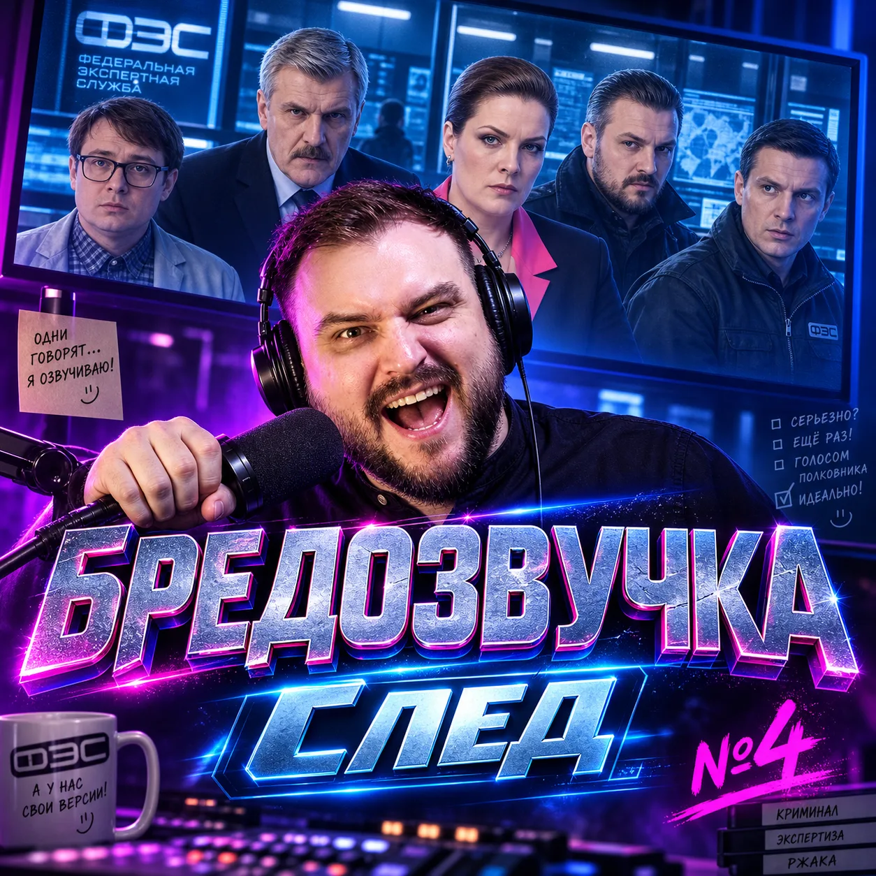 Записал новую Бредозвучку на сериал «След», после стрима будет ждать вас на бусти.