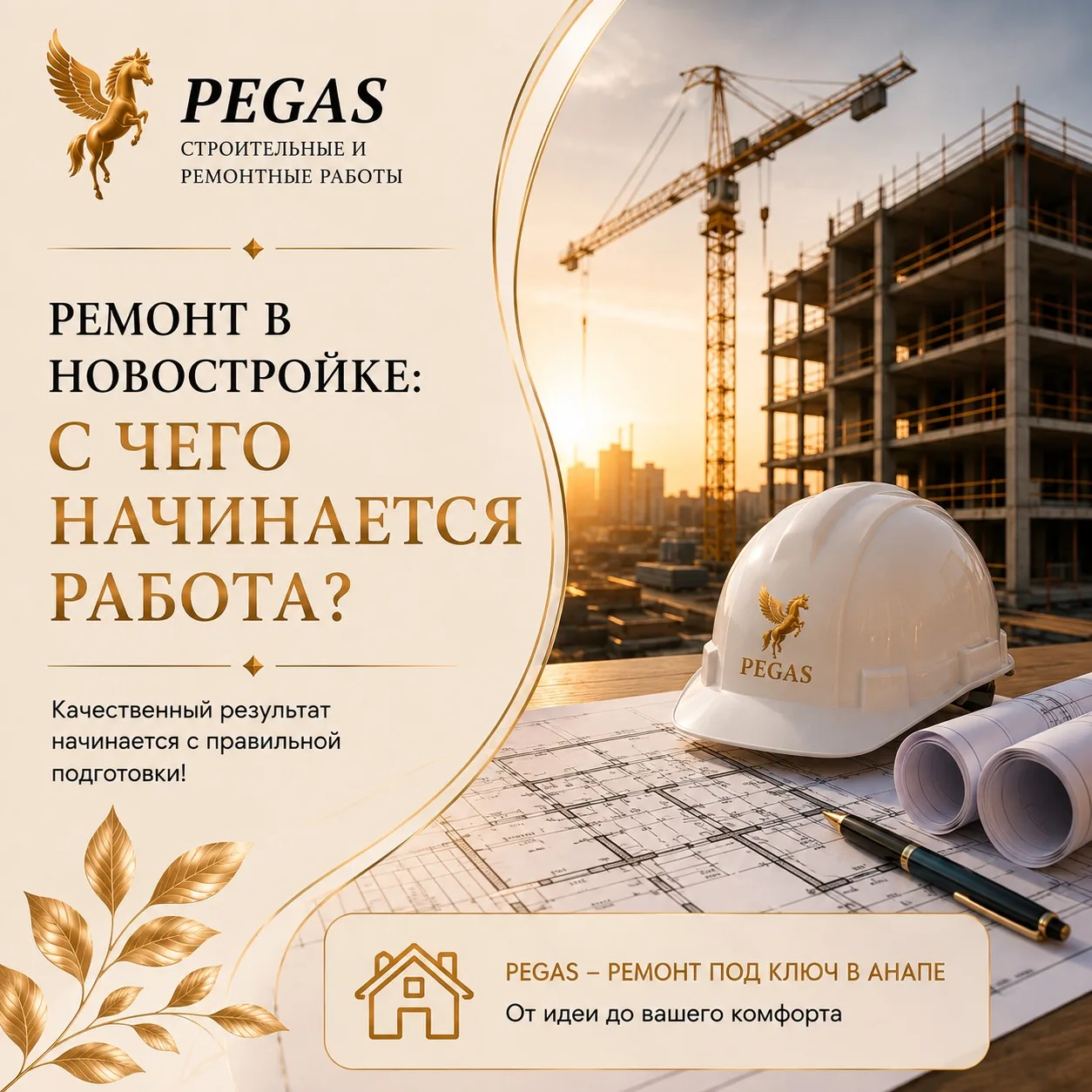 🏗️ Ремонт в новостройке: с чего начинается работа?