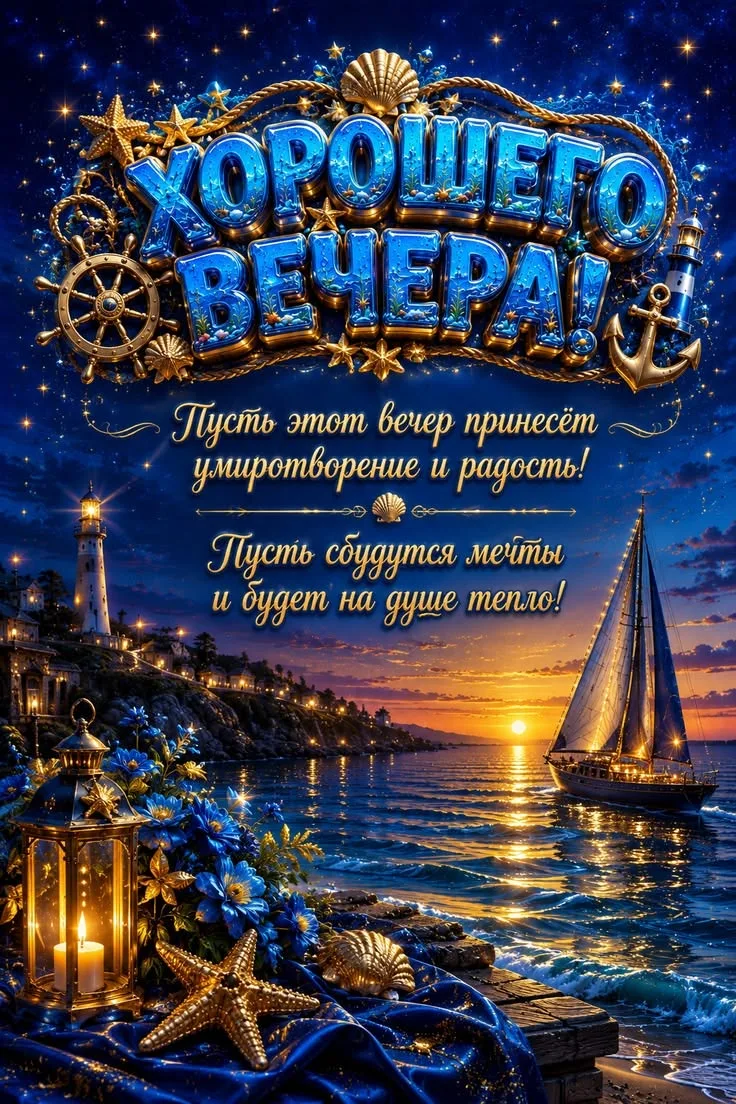 Хорошего вечера! Приятного отдыха! ✨💐