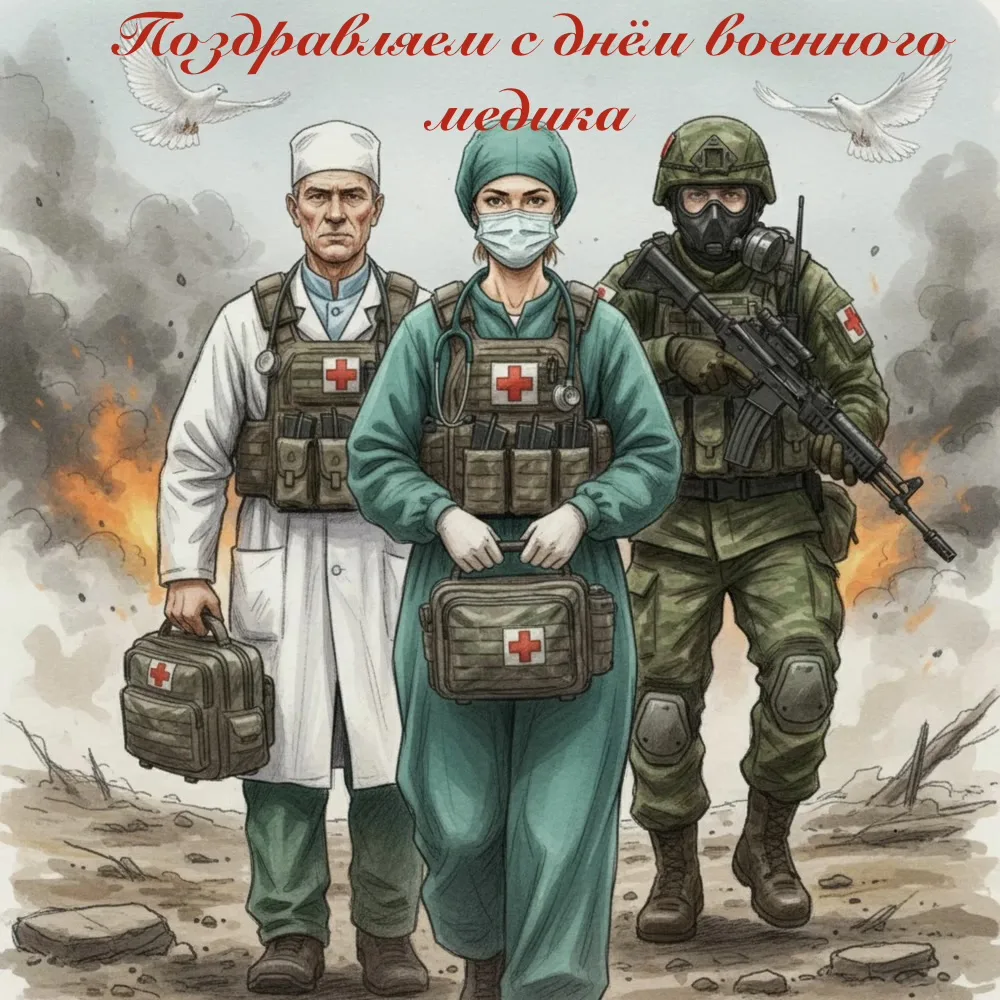 28 августа День военного медика в России❗️