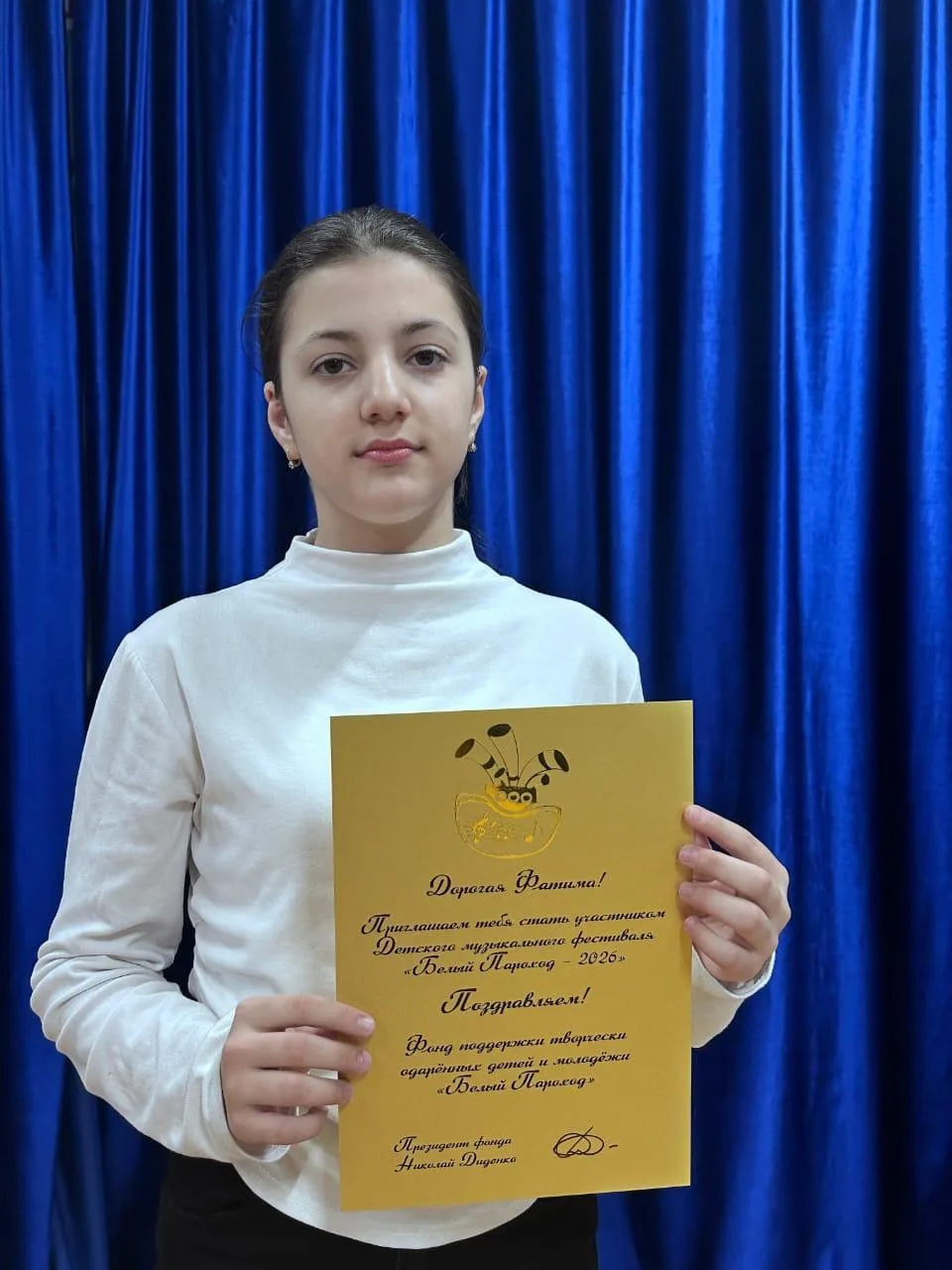 Фатима Магомедова покорила сцену Мариинского театра в рамках проекта «Белый пароход»