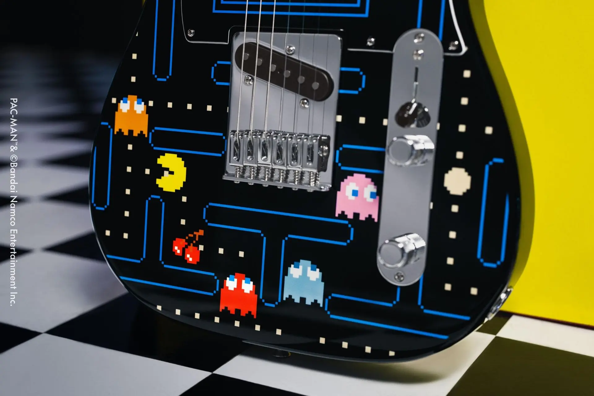 Гитара, которая делает «вака-вака»: Fender представила Telecaster Пакмана  Лимитка, вошедшая в серию