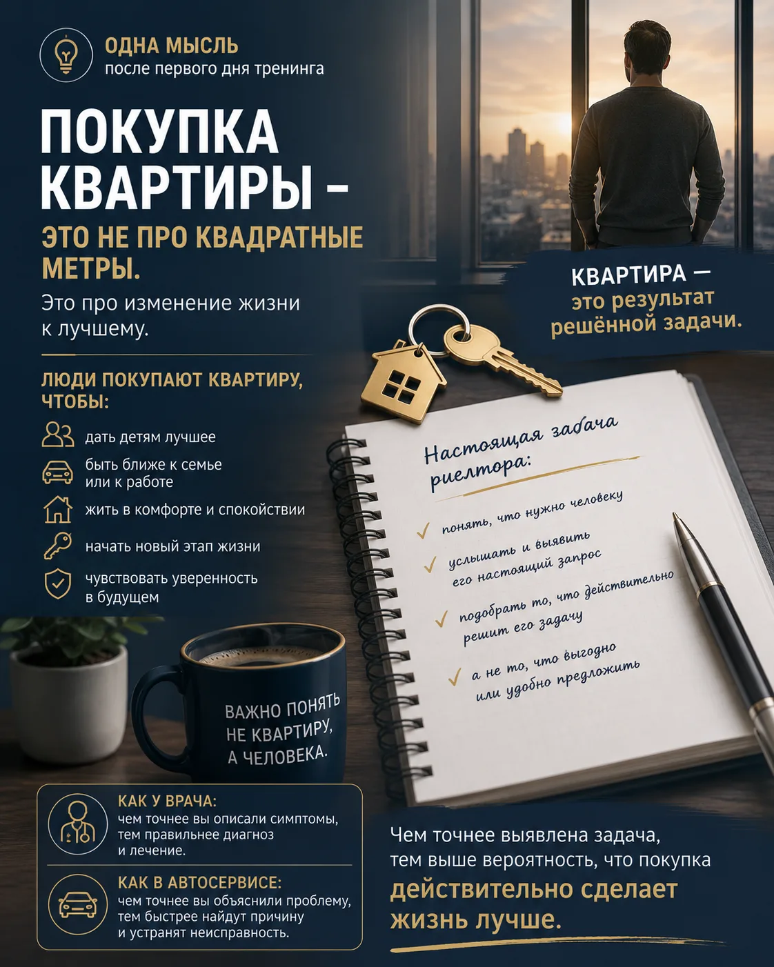 Одна мысль после первого дня тренинга.