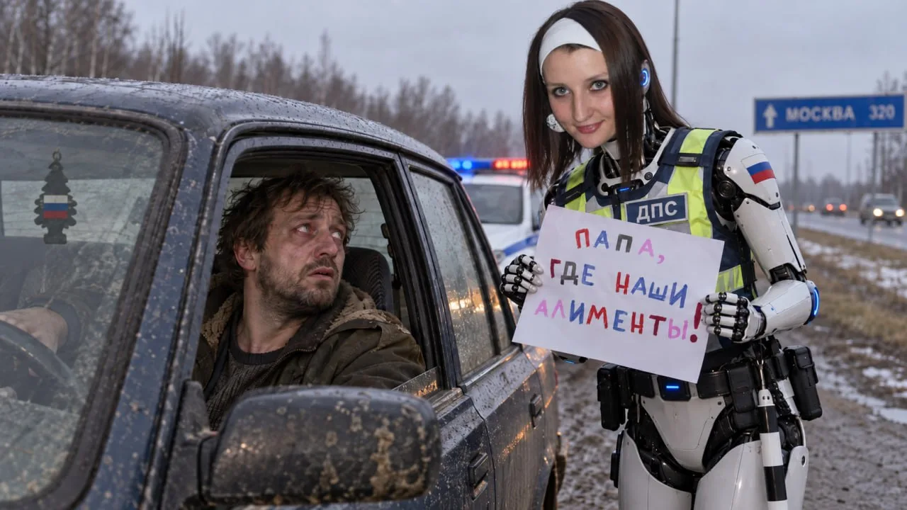 🤖 ИИ начал отлавливать неплательщиков алиментов и ЖКХ прямо на российских дорогах