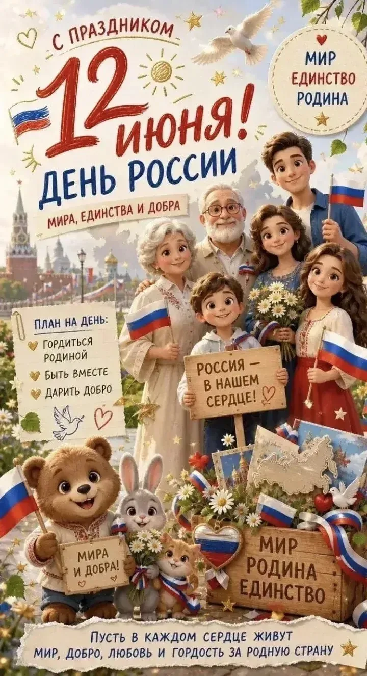 С Днём России, друзья!