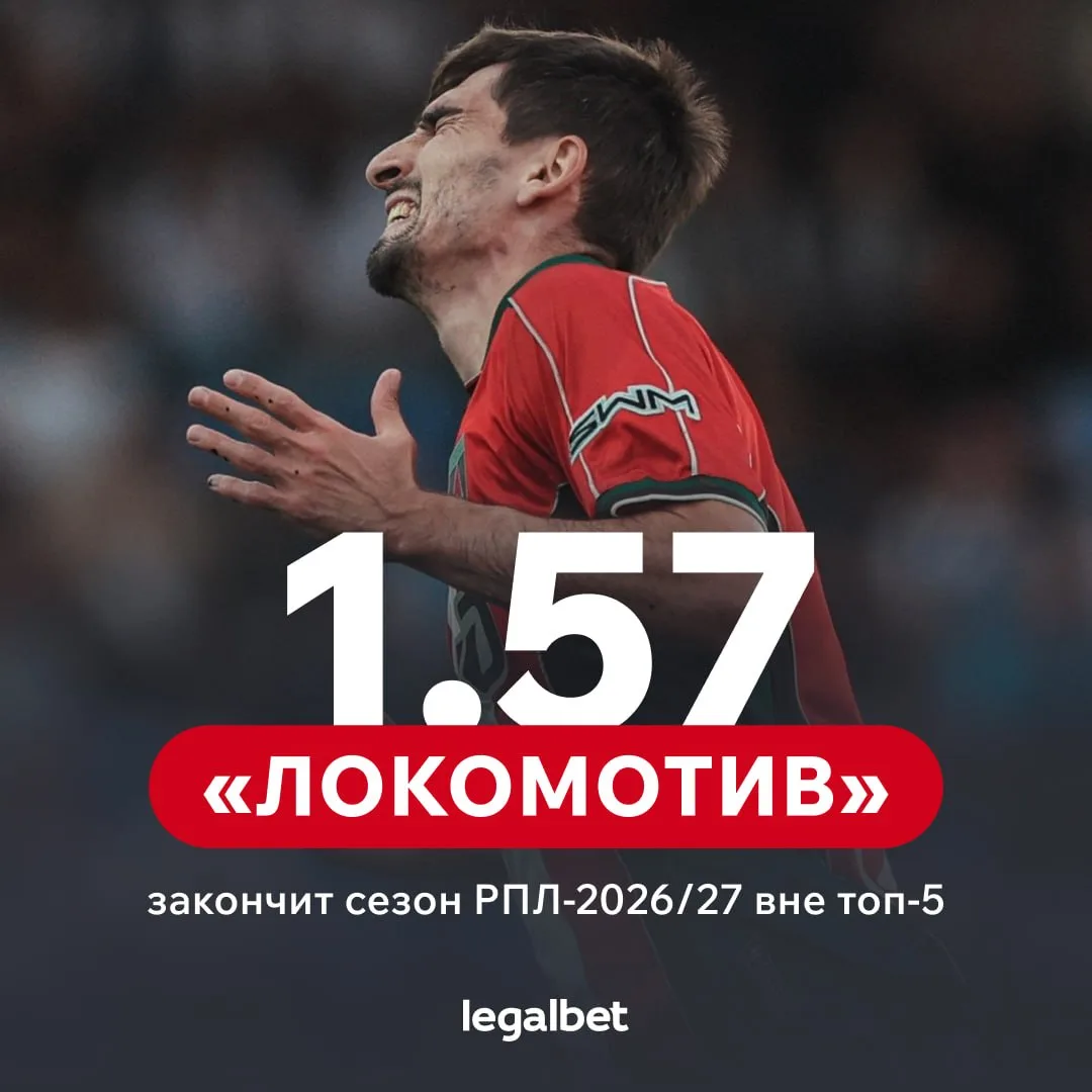 😳🚂 «Локомотив» в третий раз в истории не победил в четырёх первых турах чемпионата! В...