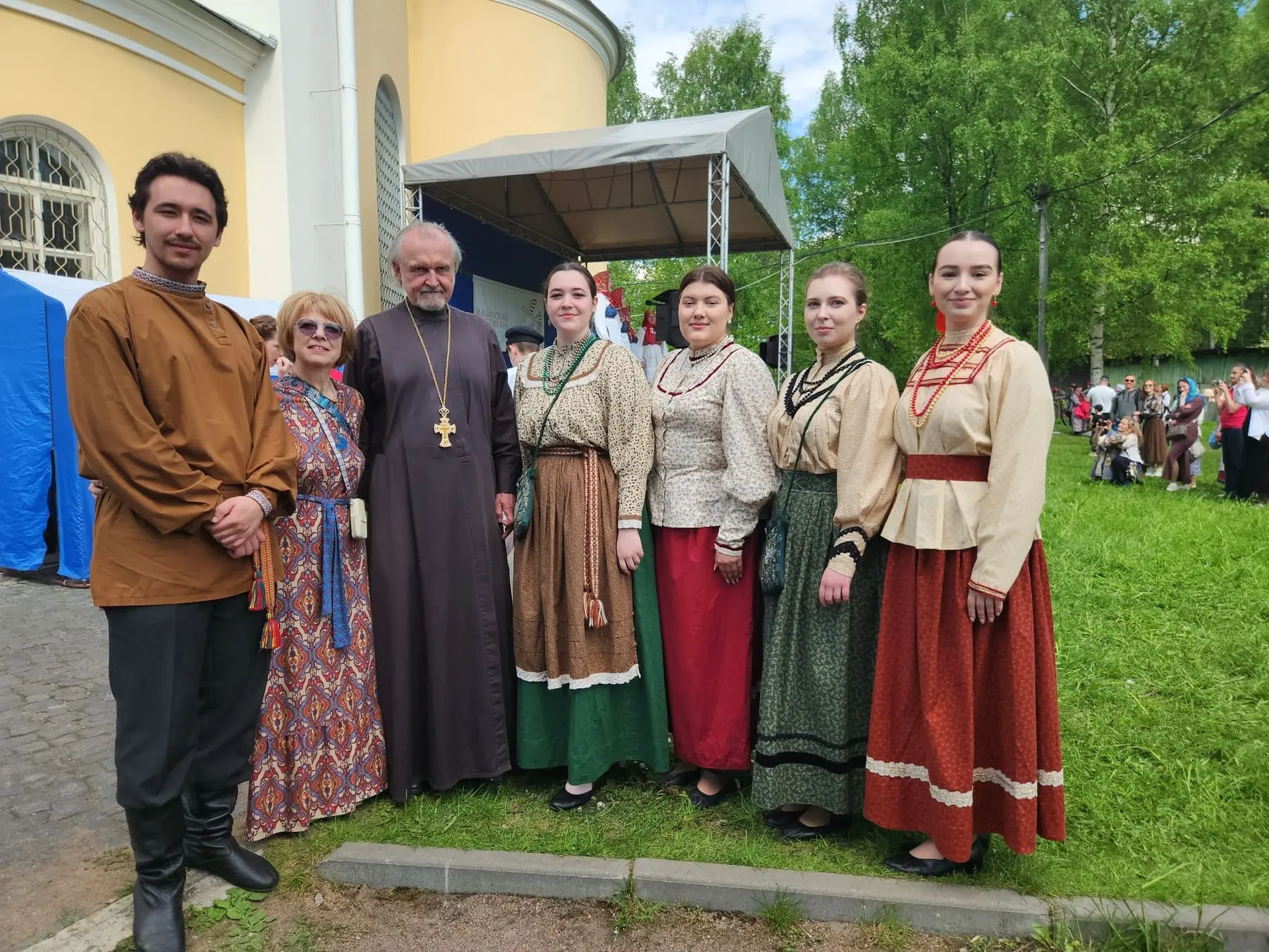💠 Ансамбль "ЛадЪ" принял участие в ежегодном ХVI Ильинском фестивале  🔹 Ансамбль «ЛадЪ» кафедры русс