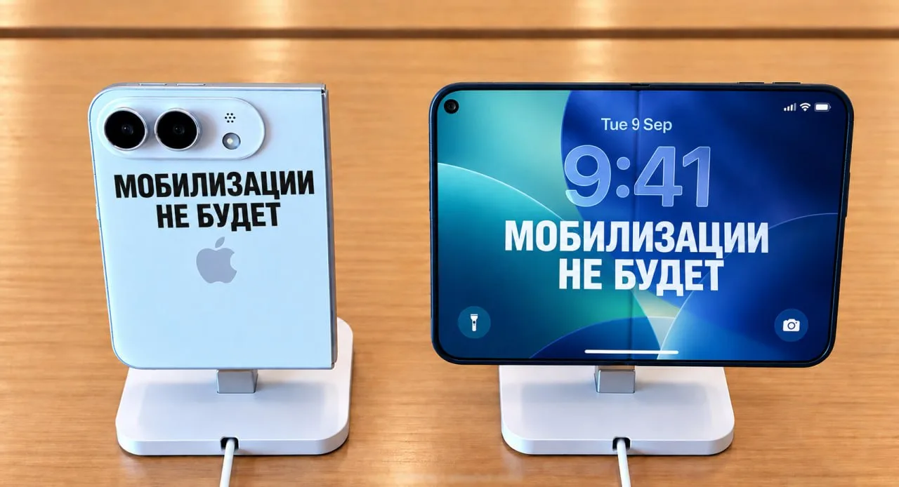 Инсайдеры показали, как будет первый складной iPhone