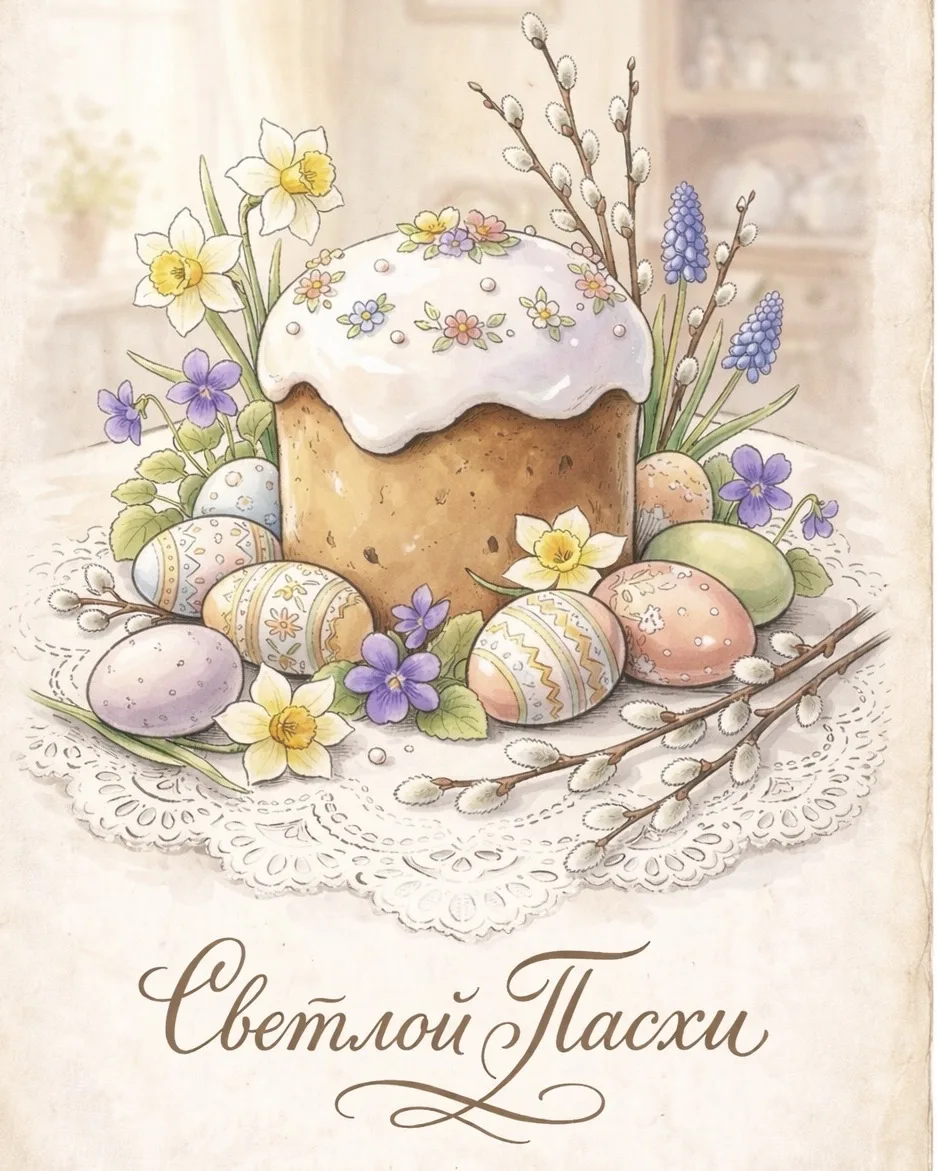 ✨ С Пасхой, дорогие наши!
