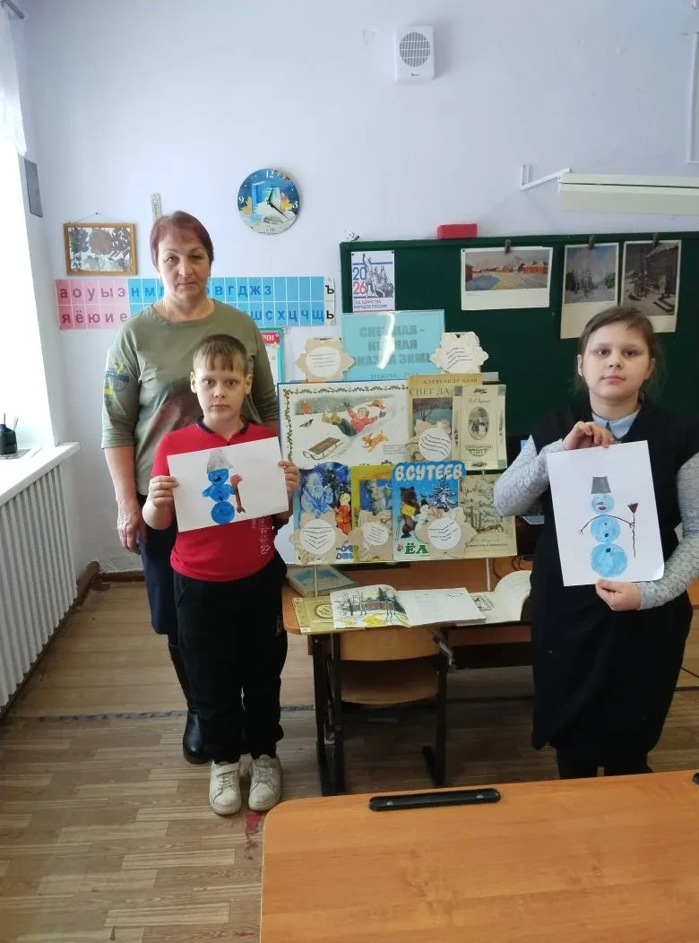 Зимняя сказка в Головинской школе: урок "Люблю природу русскую. Зима"