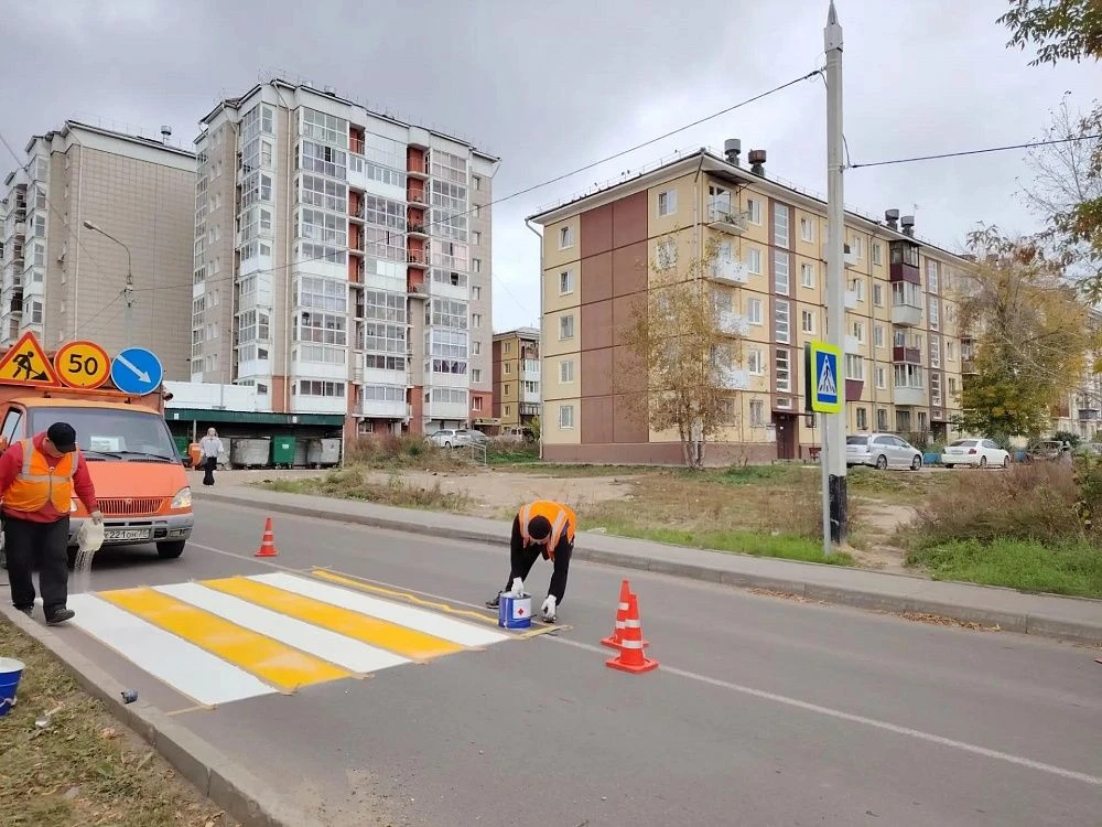 🧱✅ Пешеходные переходы, скверы и тротуары: в Иркутске благоустраивают пять избирательн...