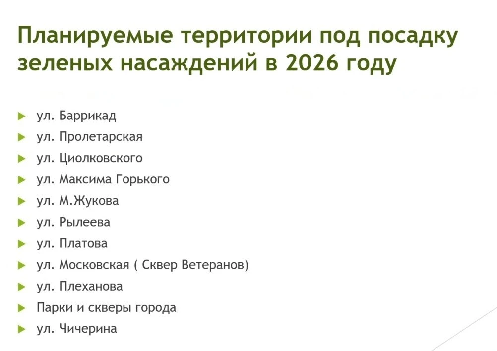 Где Калуге в этом году высадят новые деревья