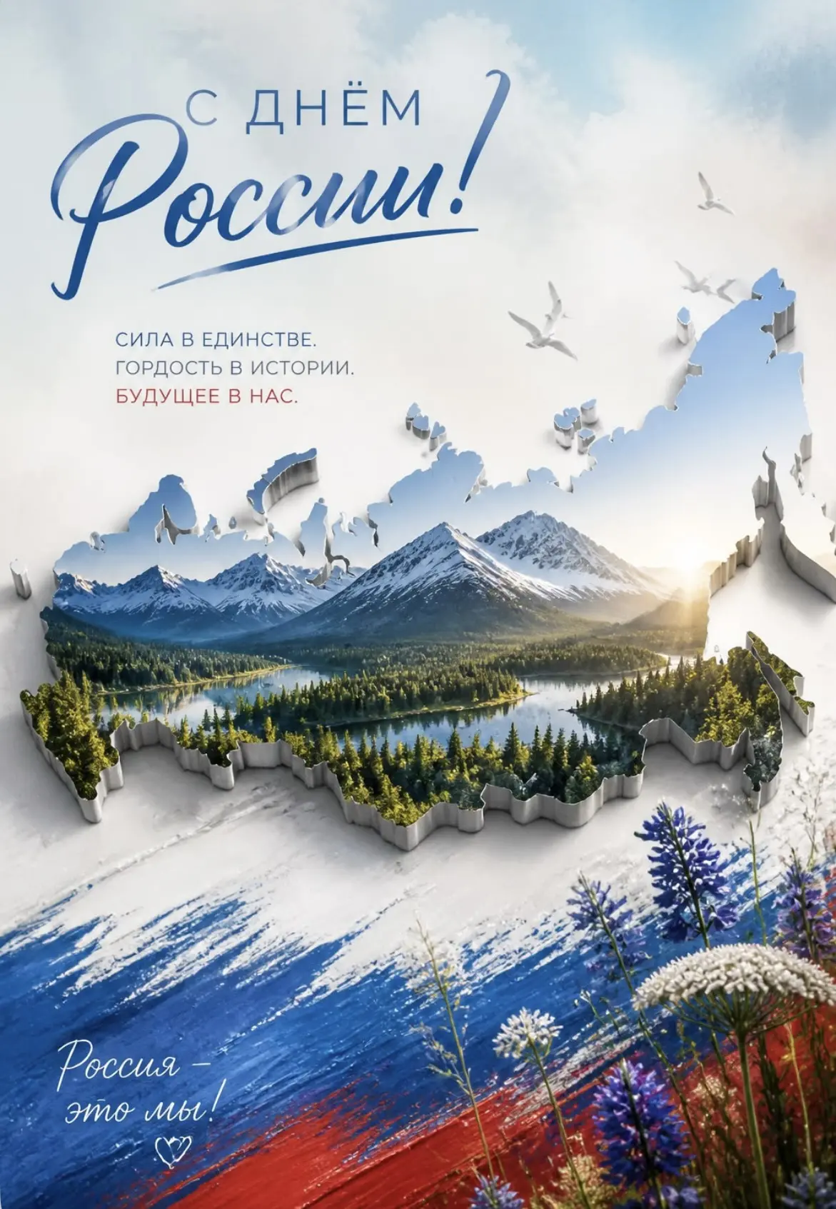 С праздником, друзья! 
С Днём великой страны! 💪✨

Желаем всем мира, добра, благополучия и увереннос