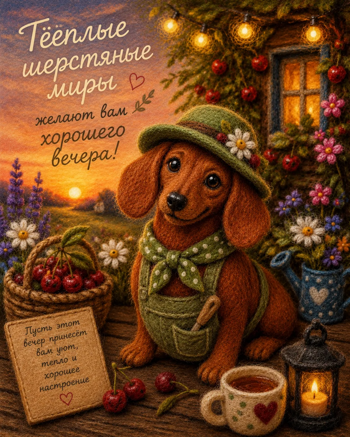 Доброго, тёплого вечера🍒