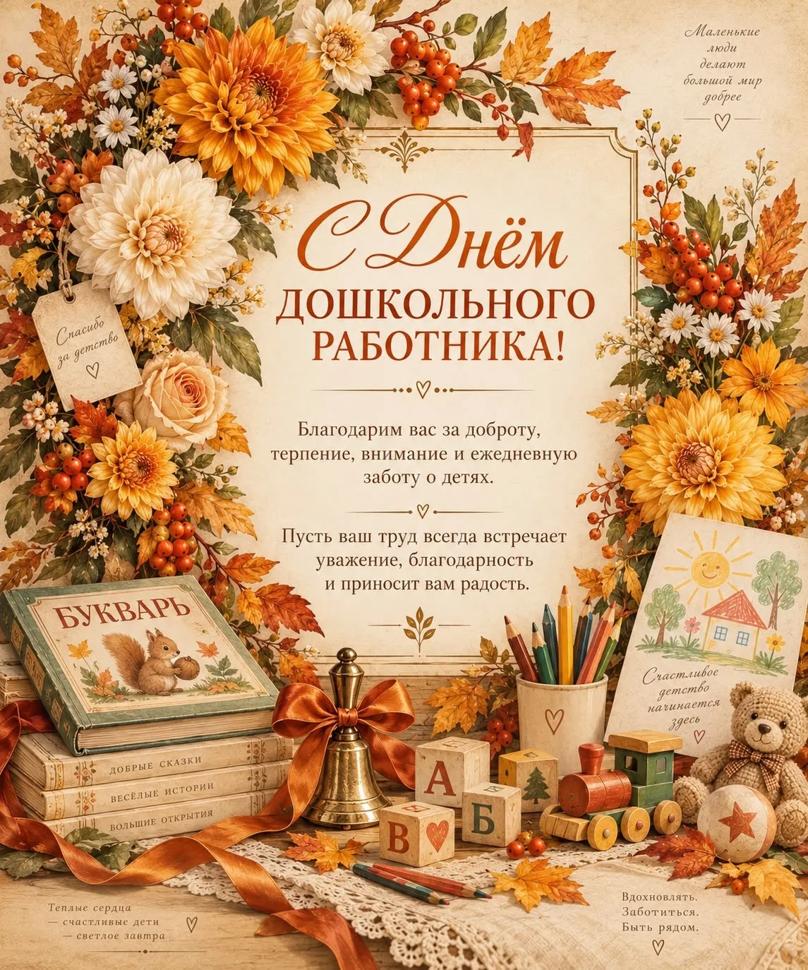 С Днём дошкольного работника 💐💐💐