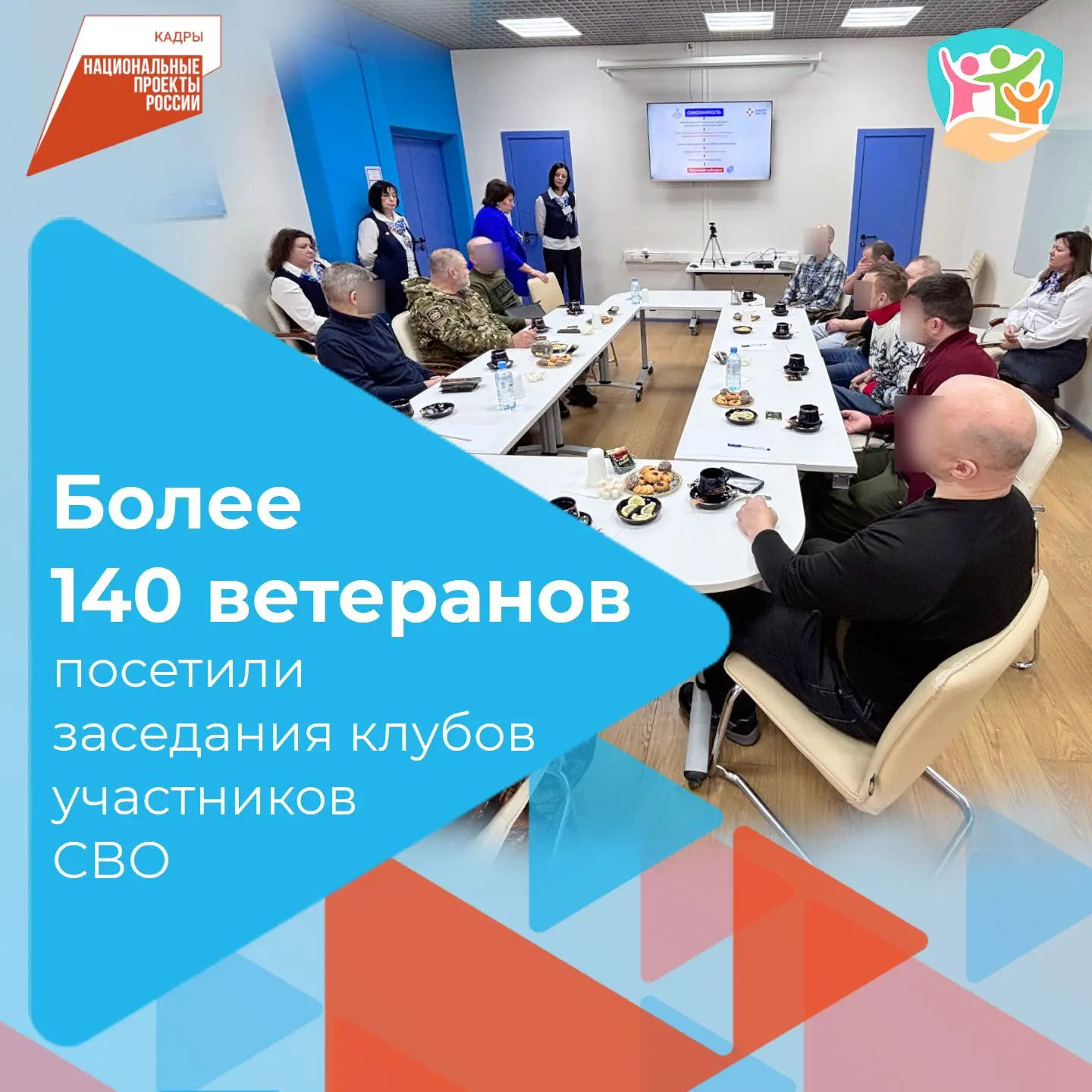 Более 140 ветеранов спецоперации посетили заседания клубов участников СВО