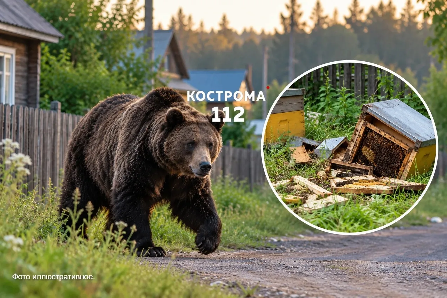 🐻 Медведя заметили рядом с посёлком Кадый.