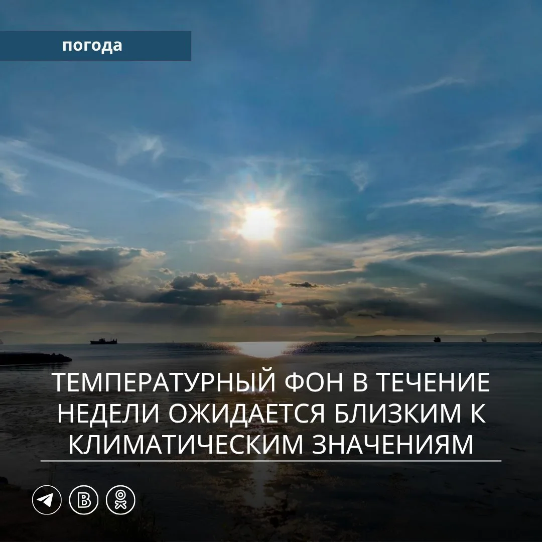 🌦 На наступившей неделе синоптическая обстановка на юге Дальневосточного региона останется нестабил