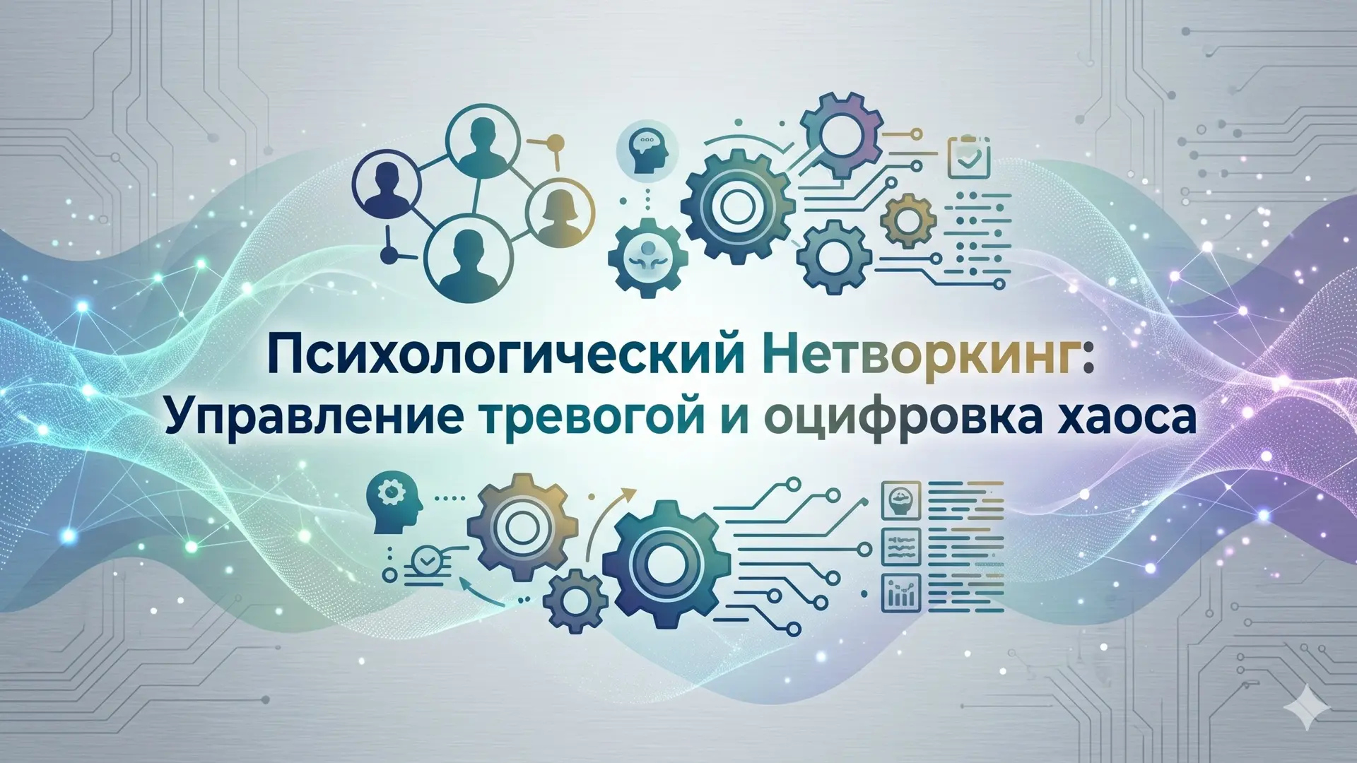 Психологический Нетворкинг: Управление тревогой и оцифровка хаоса. 
 
Когда вокруг штормит (будь то 