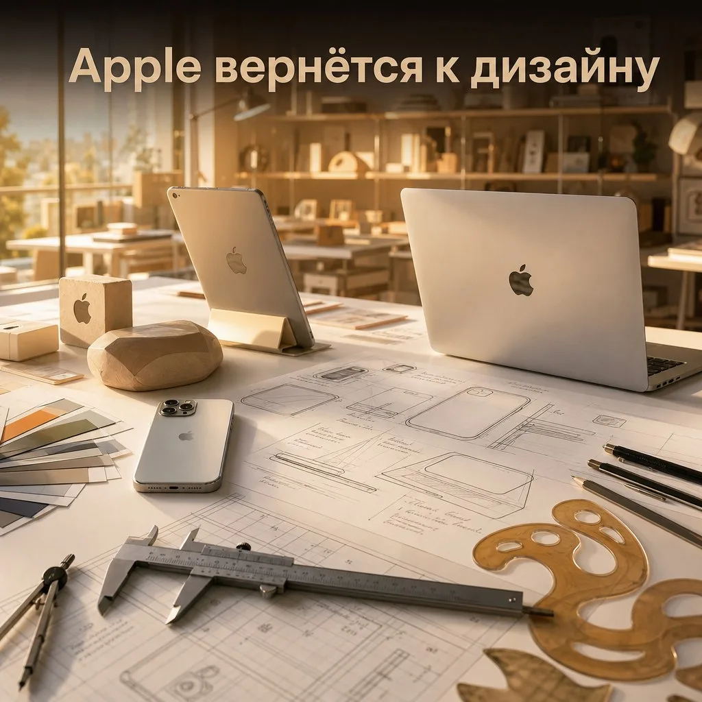 Дизайн снова в приоритете у Apple