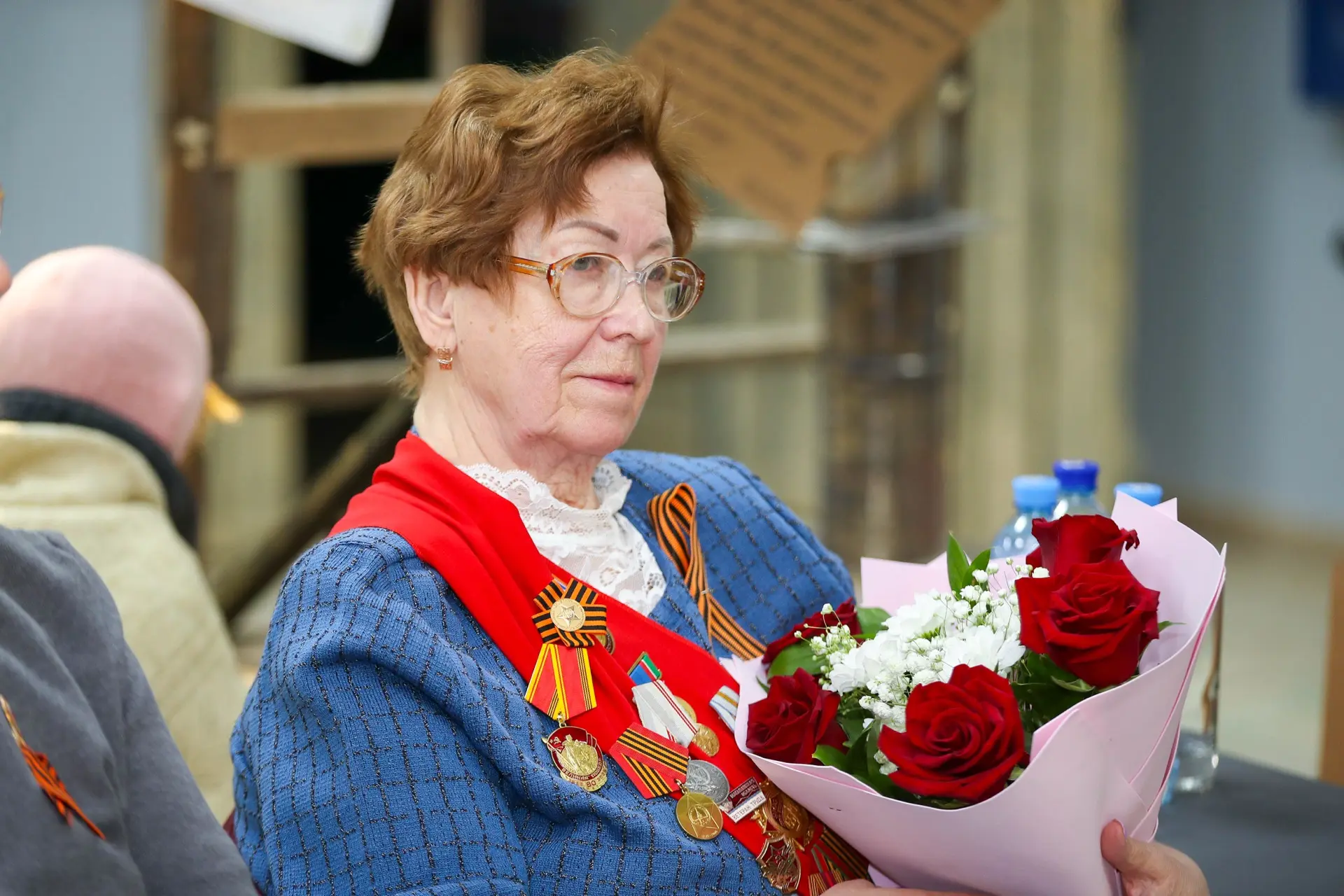 По традиции встречаемся с ветеранами Великой Отечественной войны. Сегодня участниками таких встреч с