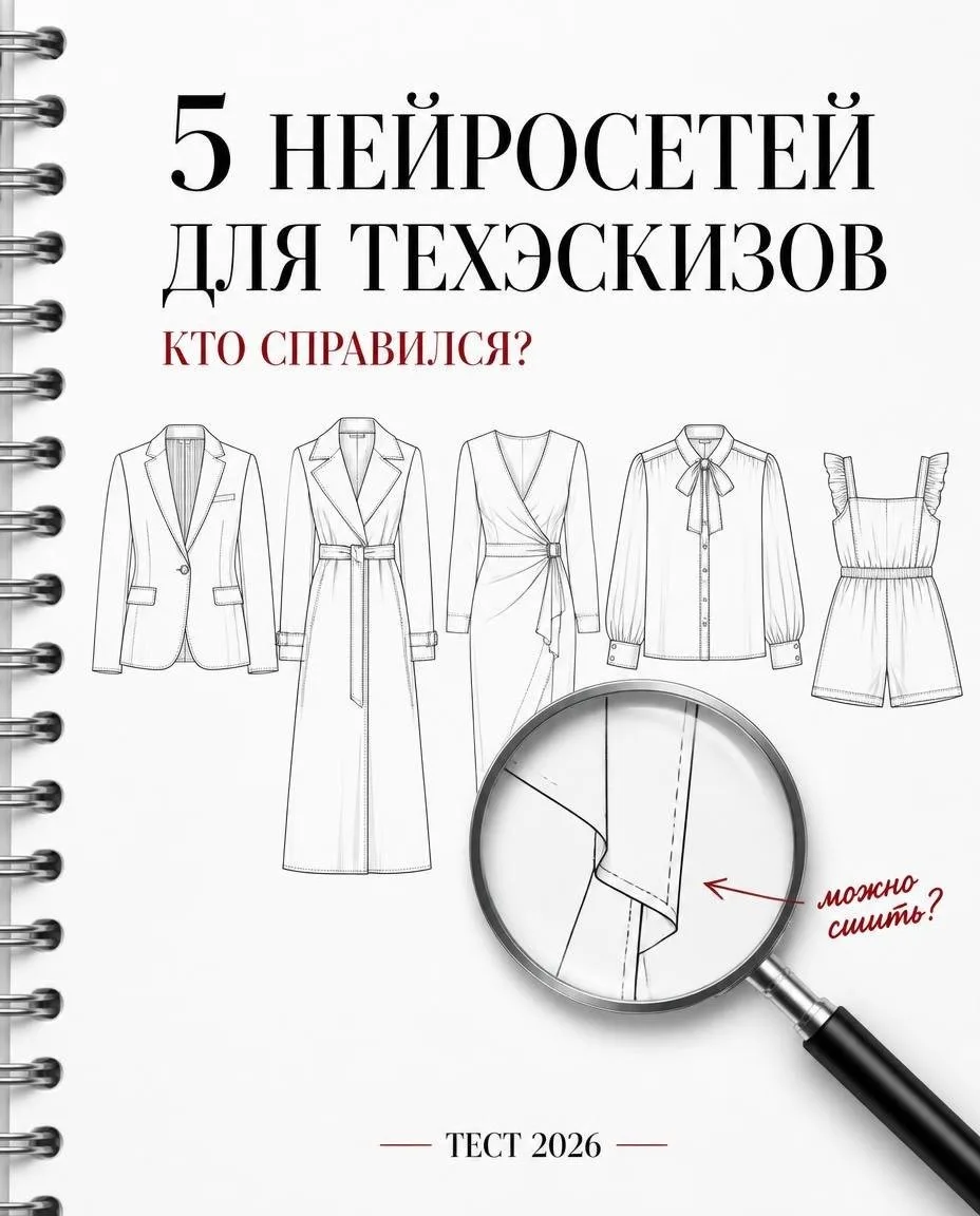 Протестировала 5 нейросетей, которые умеют делать технические эскизы. Рассказываю честн...
