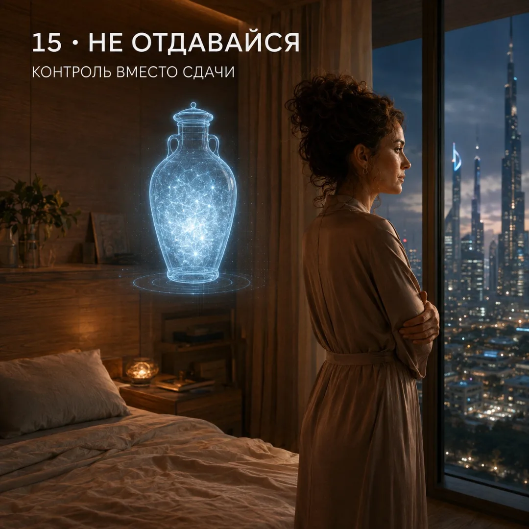 «Не отдавайся» — центральный запрет. Тело контролируется ровно в тот момент, когда надо...