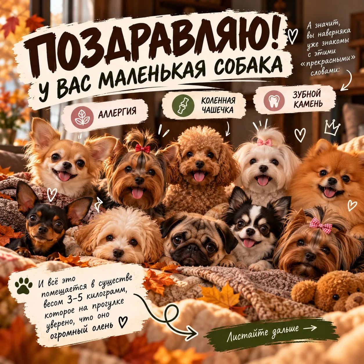 Если у вас маленькая собака, то вы прекрасно знаете этот удивительный парадокс: весит т...