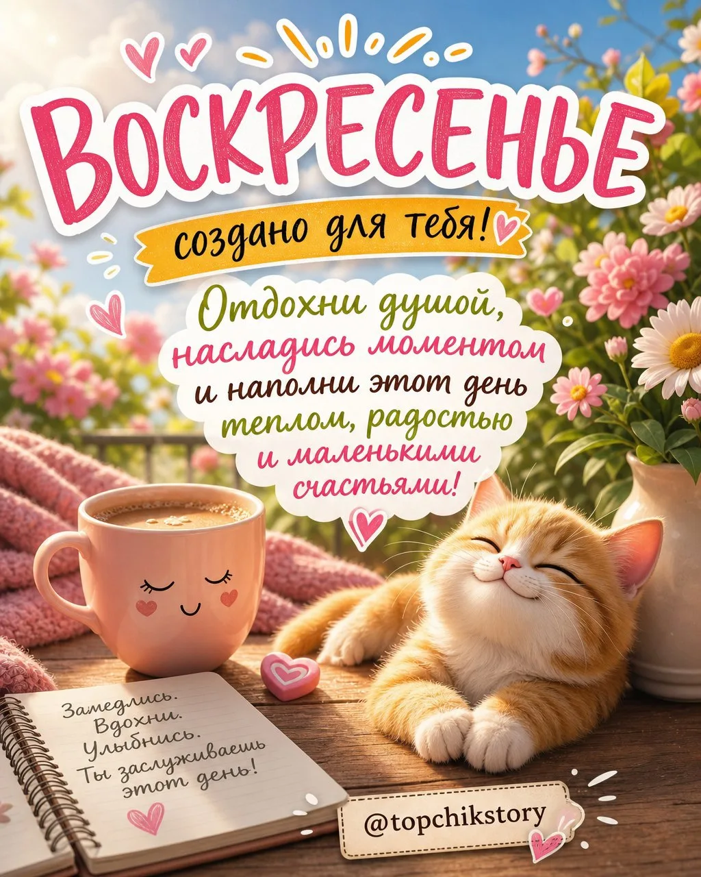Воскресенье создано для тебя! 💕