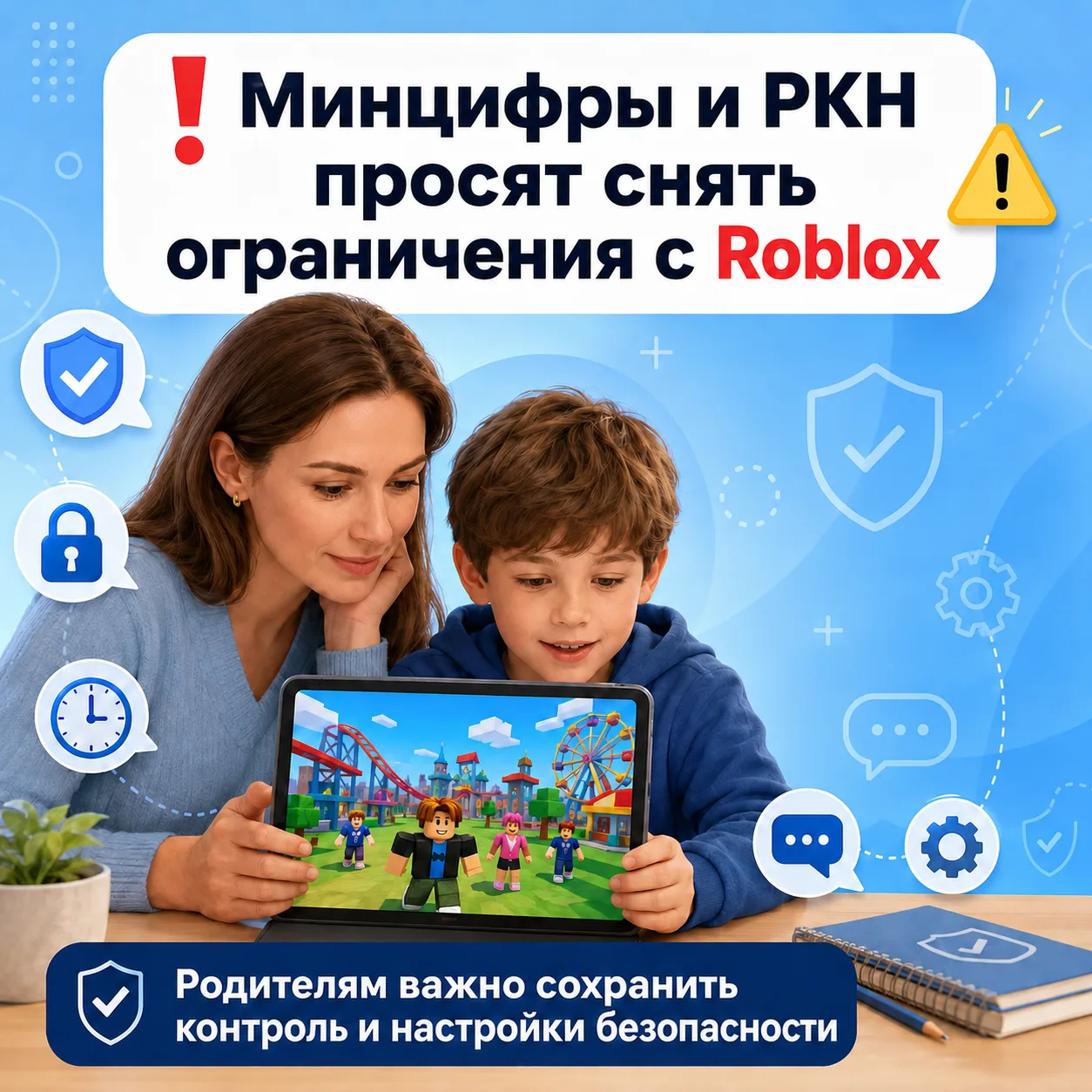 ❗️**Минцифры и РКН просят снять ограничения с Roblox** 🎮

По сообщениям, ведомства направили просьб