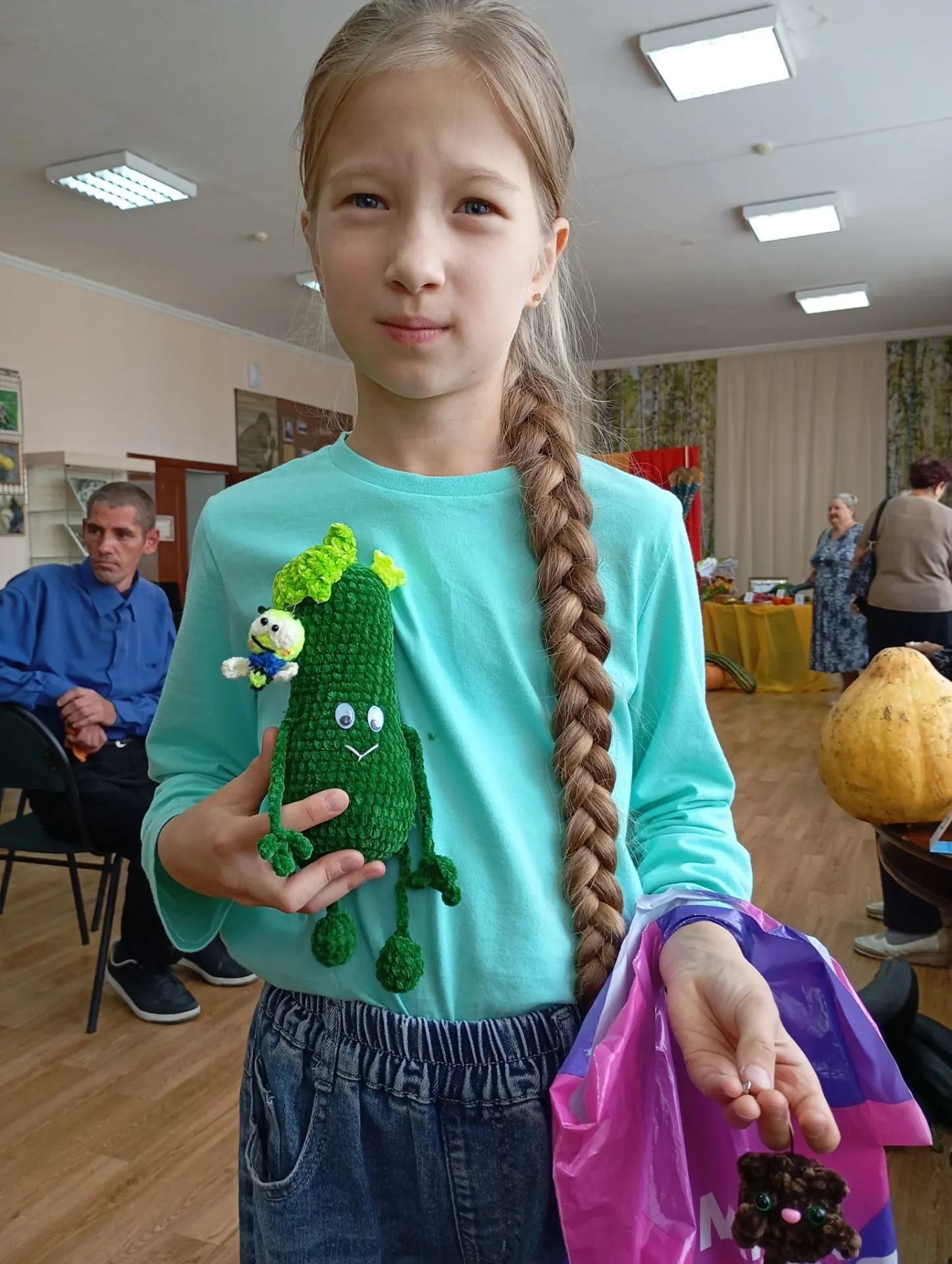 Кабачок на флешмобе