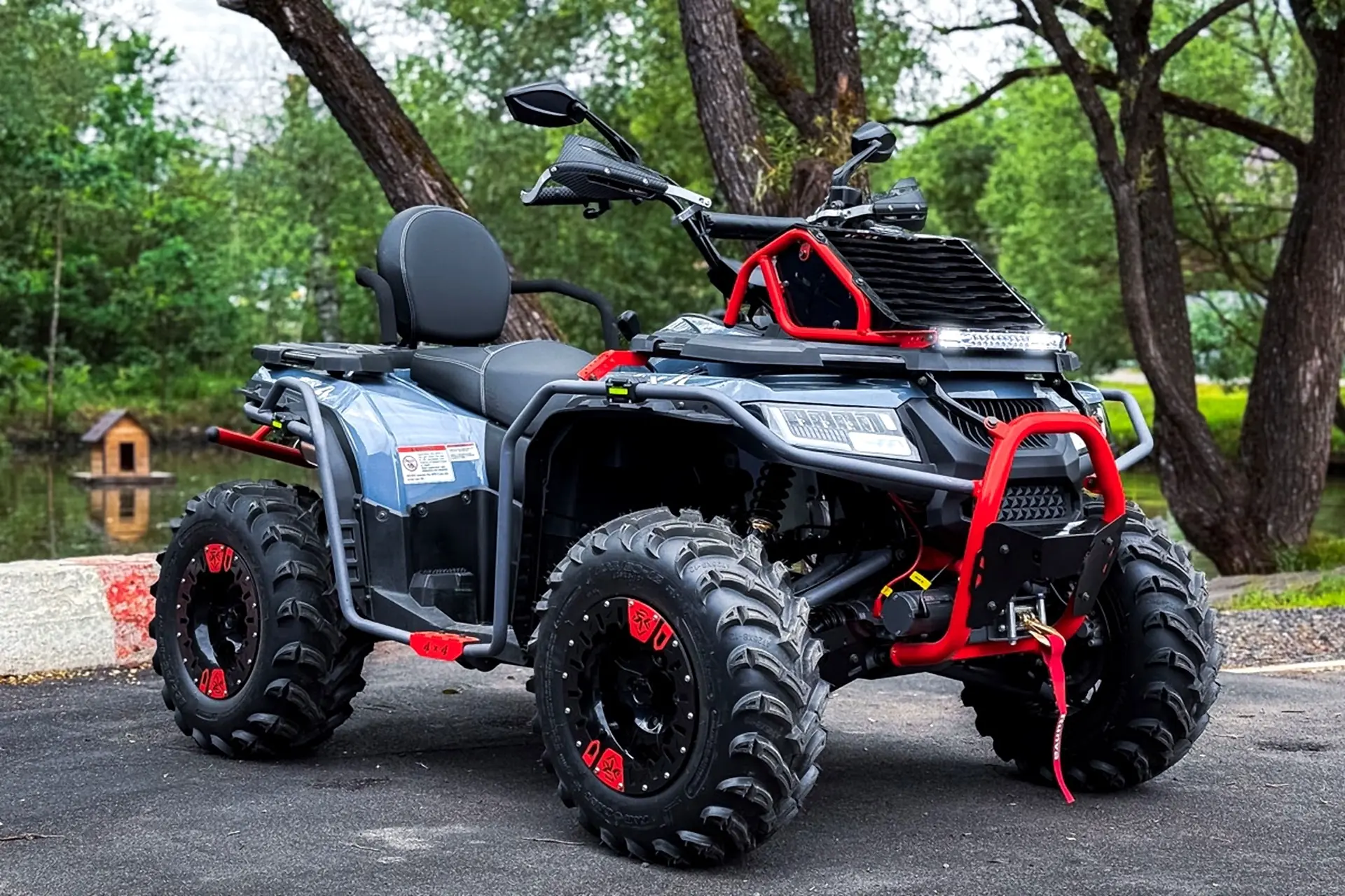 Полноприводные квадроциклы KTA KR400 4x4 (EFI) и KTA KR400 4x4 (EFI, EPS) 🔥