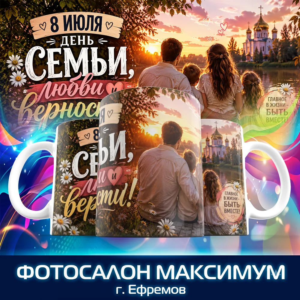 👨‍👩‍👧‍👦 8 июля — День семьи, любви и верности! Что подарить самым близким?
Семья — это наша тиха