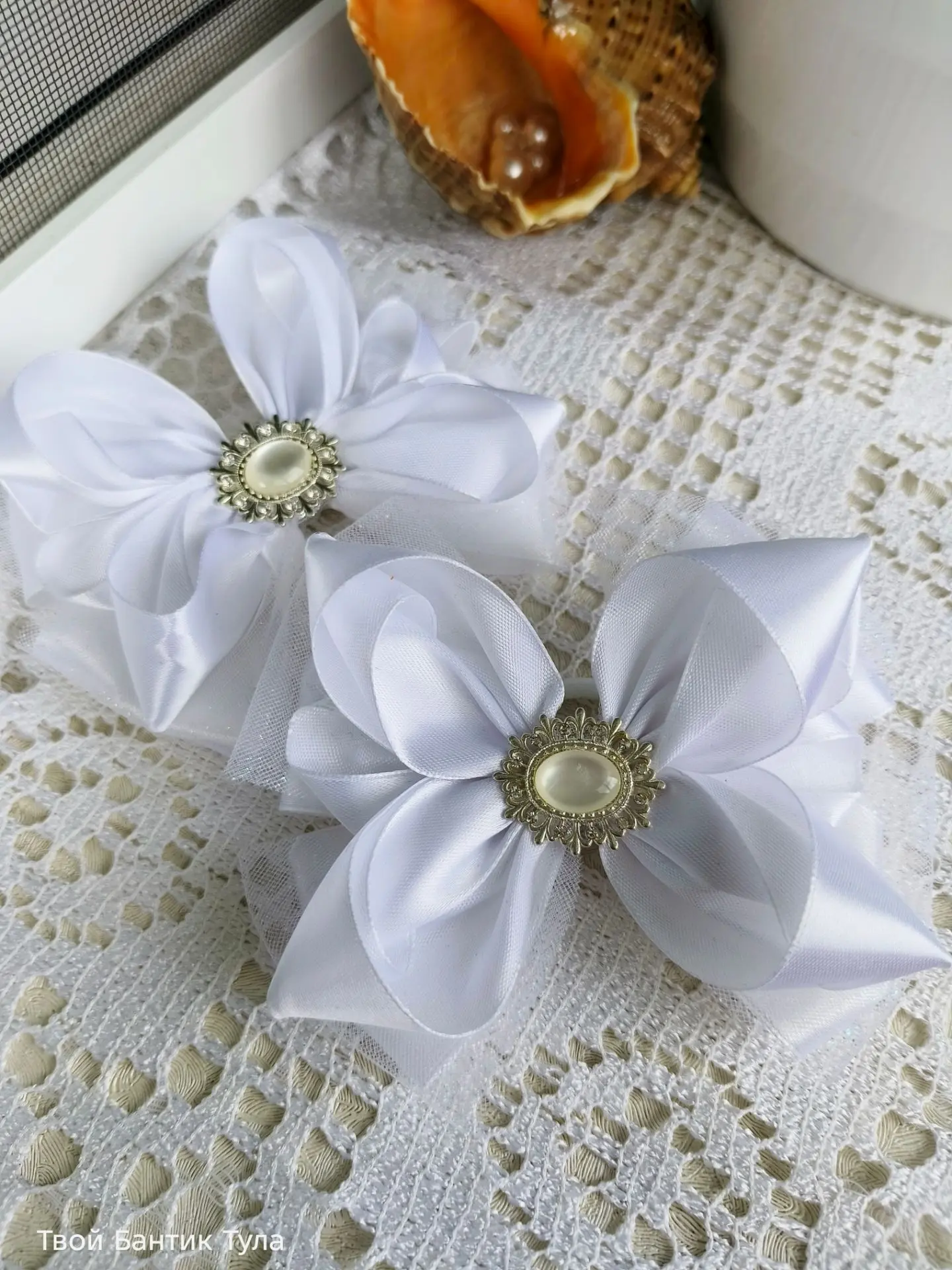 🎀 Бантики из атласной ленты