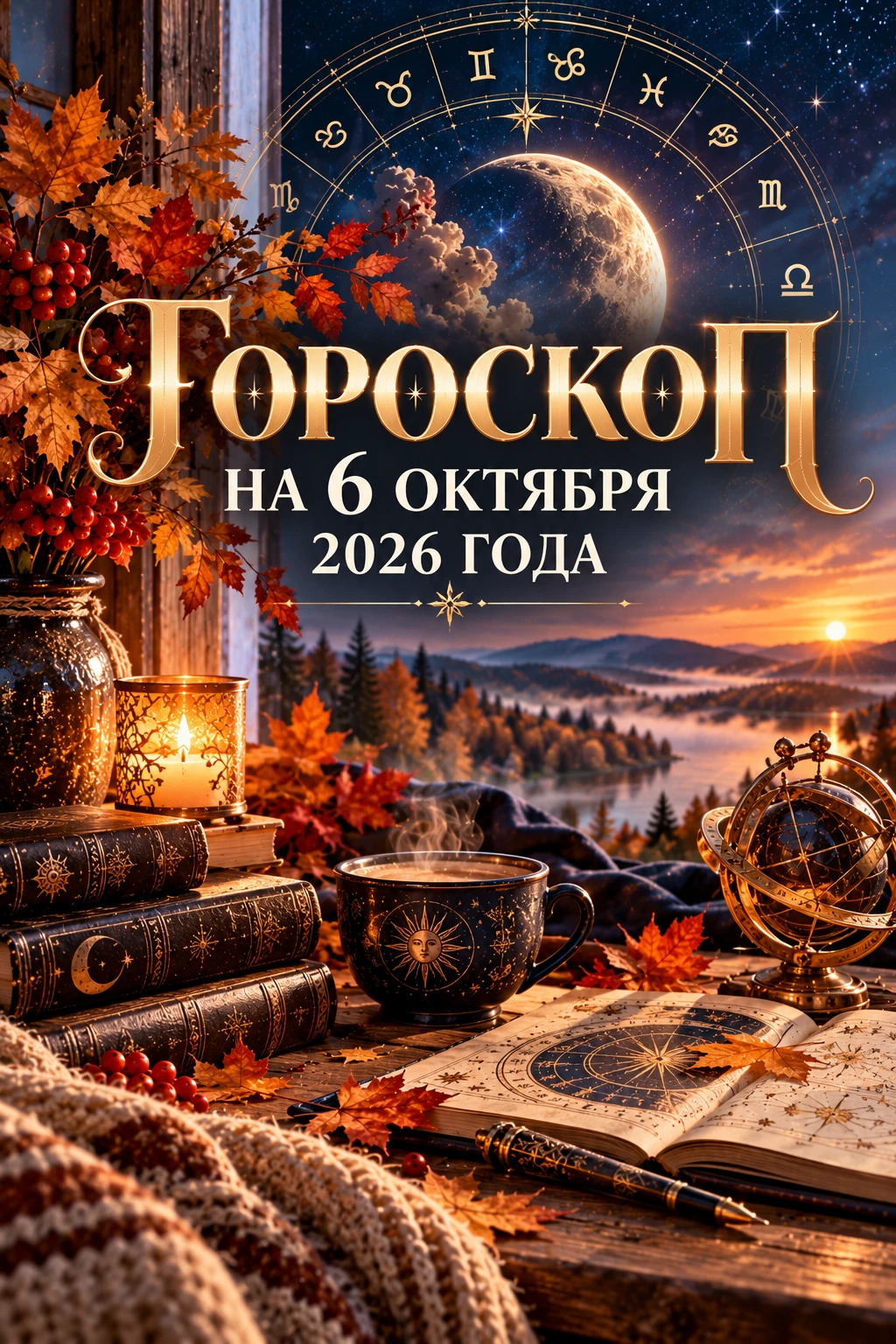 🌟 ГОРОСКОП НА 6 ОКТЯБРЯ 2026 ГОДА