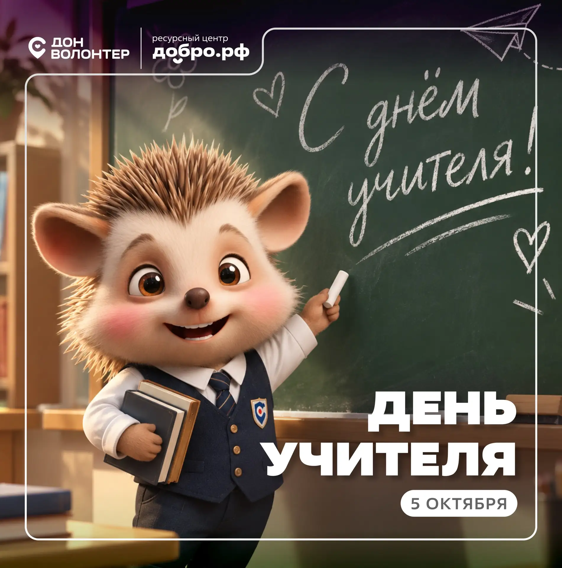 Сегодня страна отмечает День учителя!