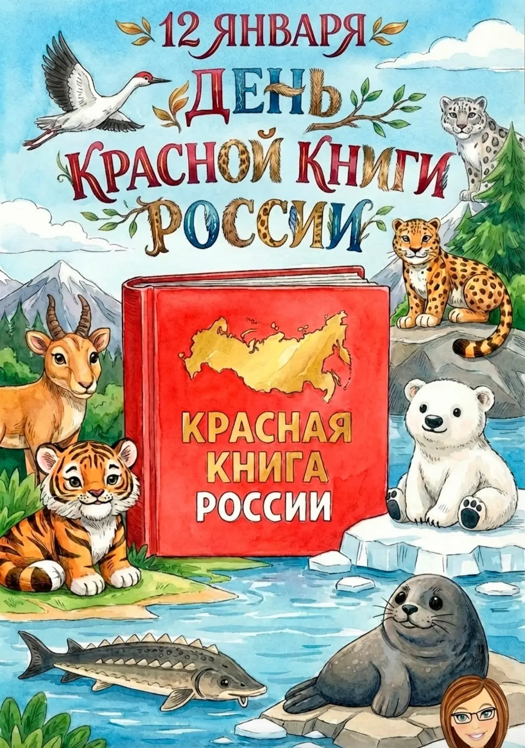 12 января – День Красной книги России📕