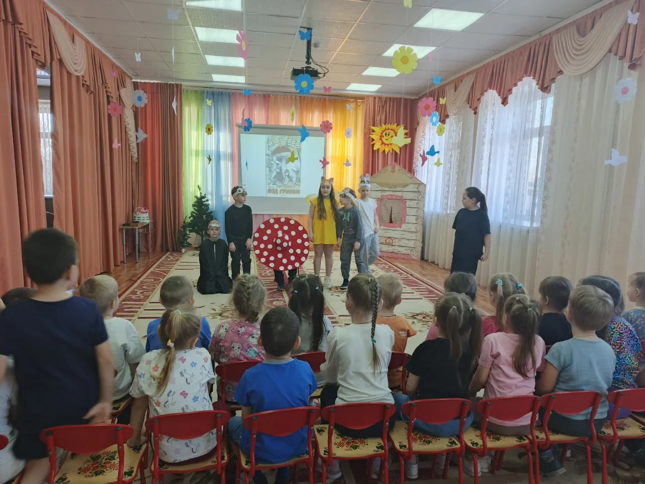 🎭Театральный кружок «Непоседы» (руководитель Юдинцева С. В.) в детском саду №3 «Умка»�...