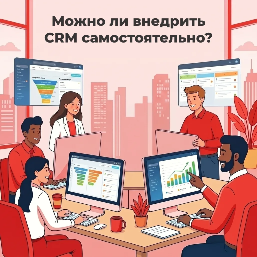 Можно ли внедрить CRM самостоятельно❓