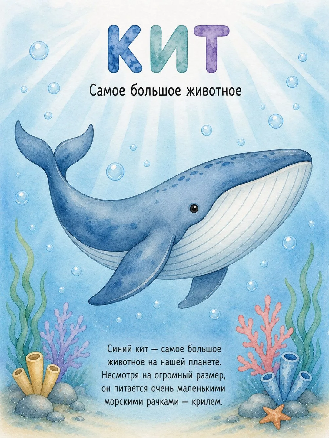 🌊 Кто живёт в море?