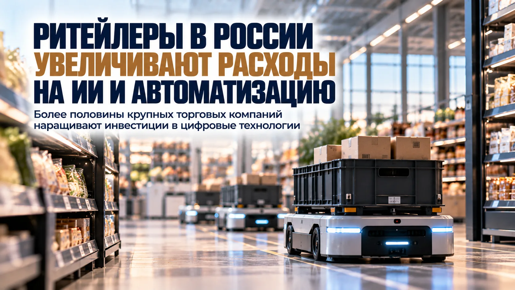 🤖 Ритейлеры в России увеличивают расходы на ИИ и автоматизацию