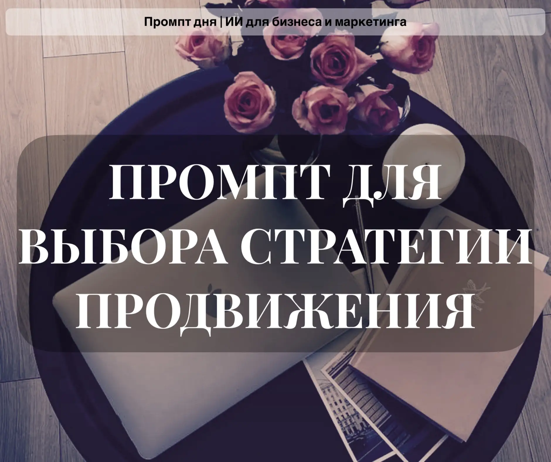 ПРОМПТ ДЛЯ ВЫБОРА СТРАТЕГИИ ПРОДВИЖЕНИЯ: как за 20 минут определить каналы, медиамикс и...