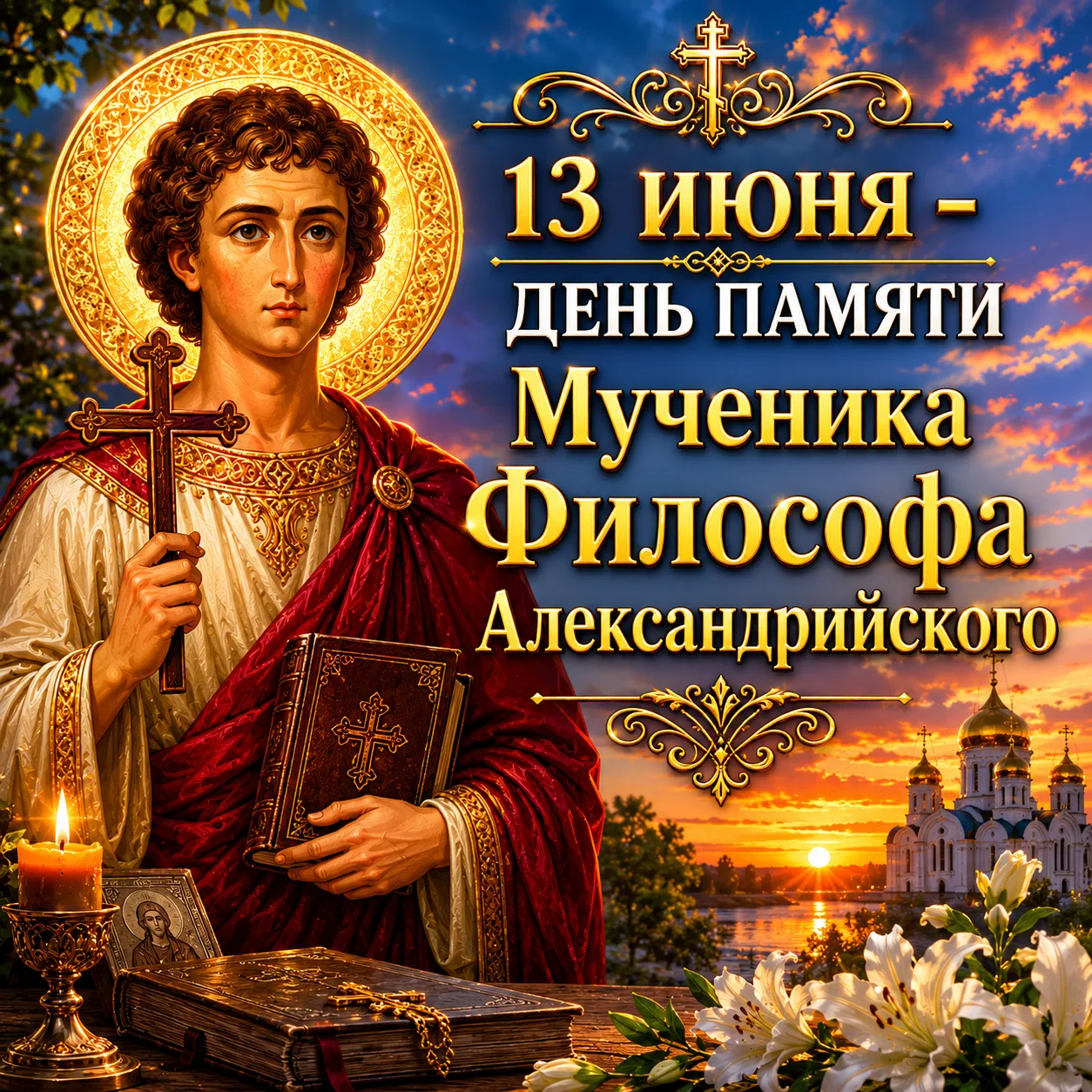 13 июня — день памяти мученика Философа Александрийского

Сегодня мы чтим память святого мученика Фи