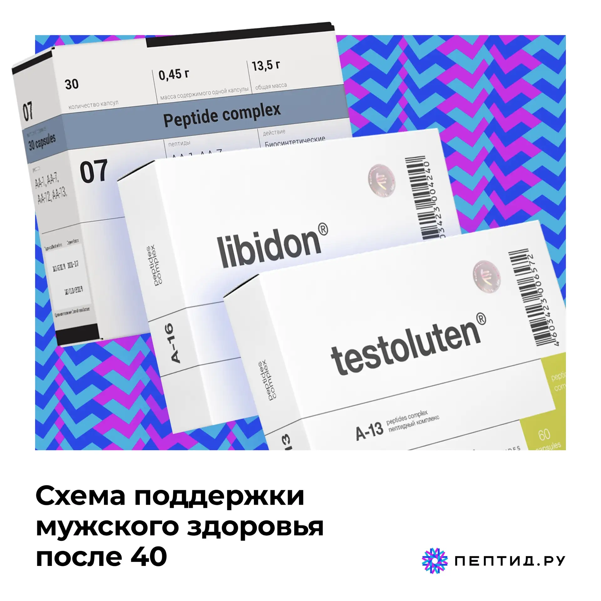 Схема поддержки мужского здоровья после 40

📌Главные проблемы у мужчин 40+ — это гормональный дисба