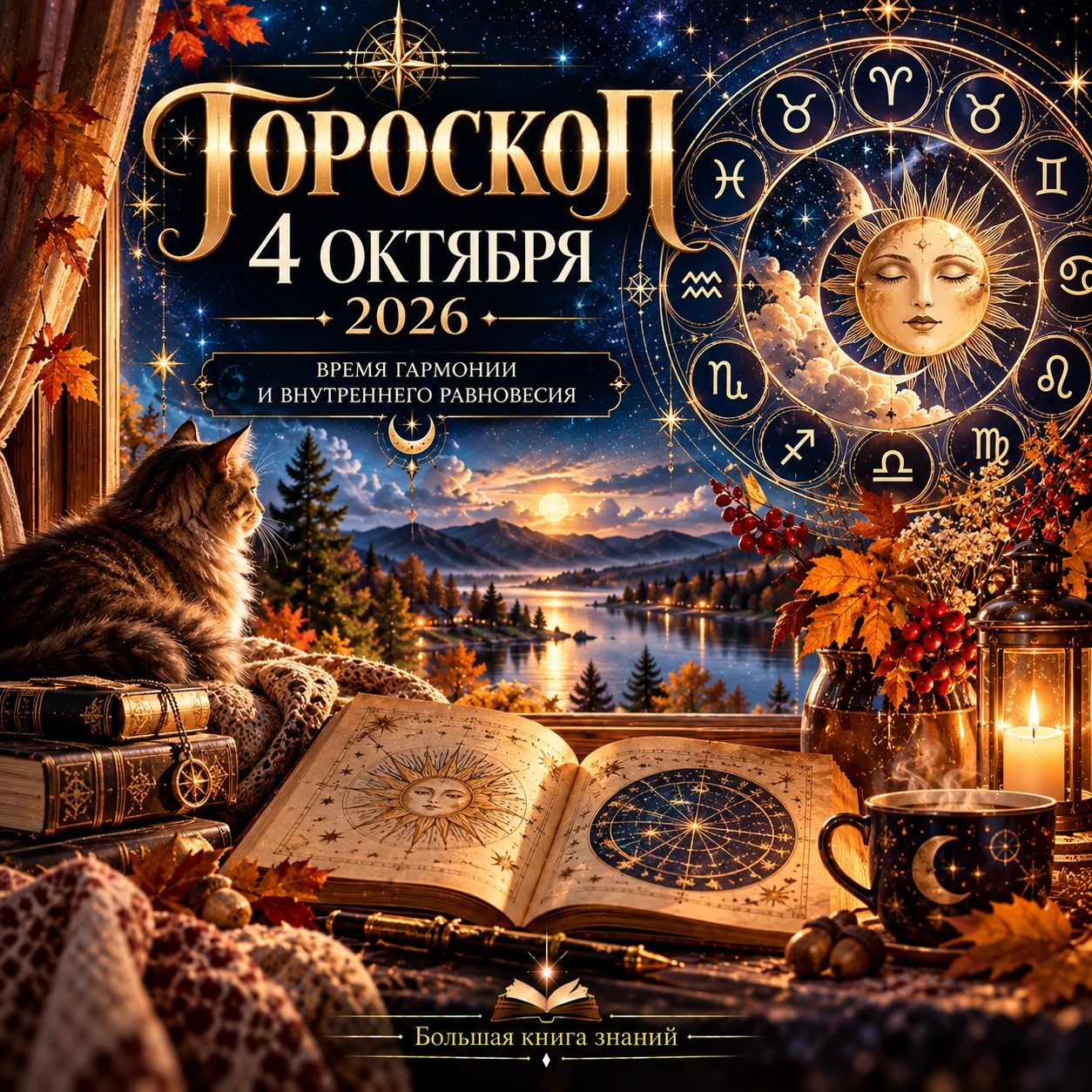 🔮 ГОРОСКОП НА 4 ОКТЯБРЯ 2026 ГОДА