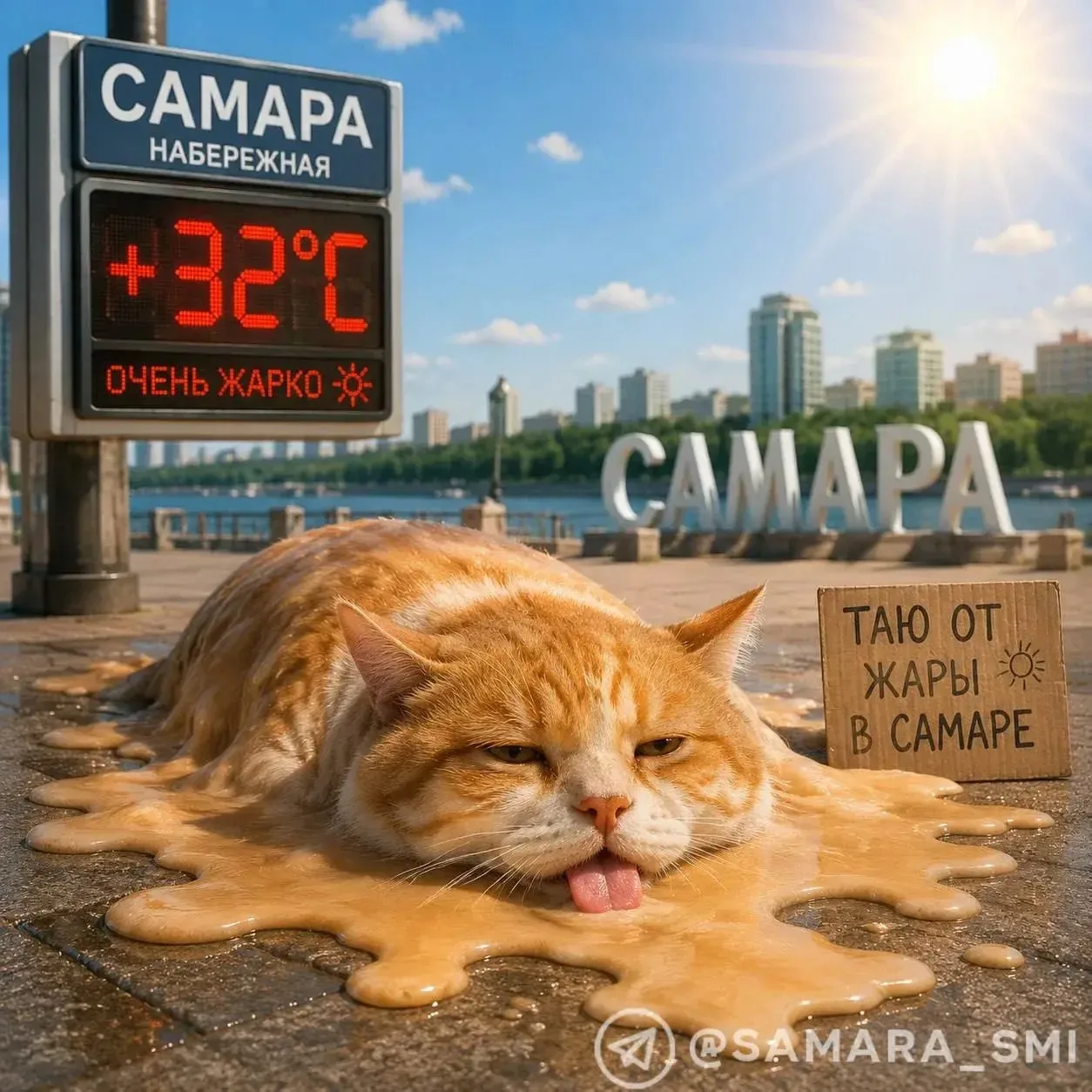 🤩 Жара до +32°C возвращается в Самару 

Завтра в регионе ожидается настоящий летний зной. Столбики 