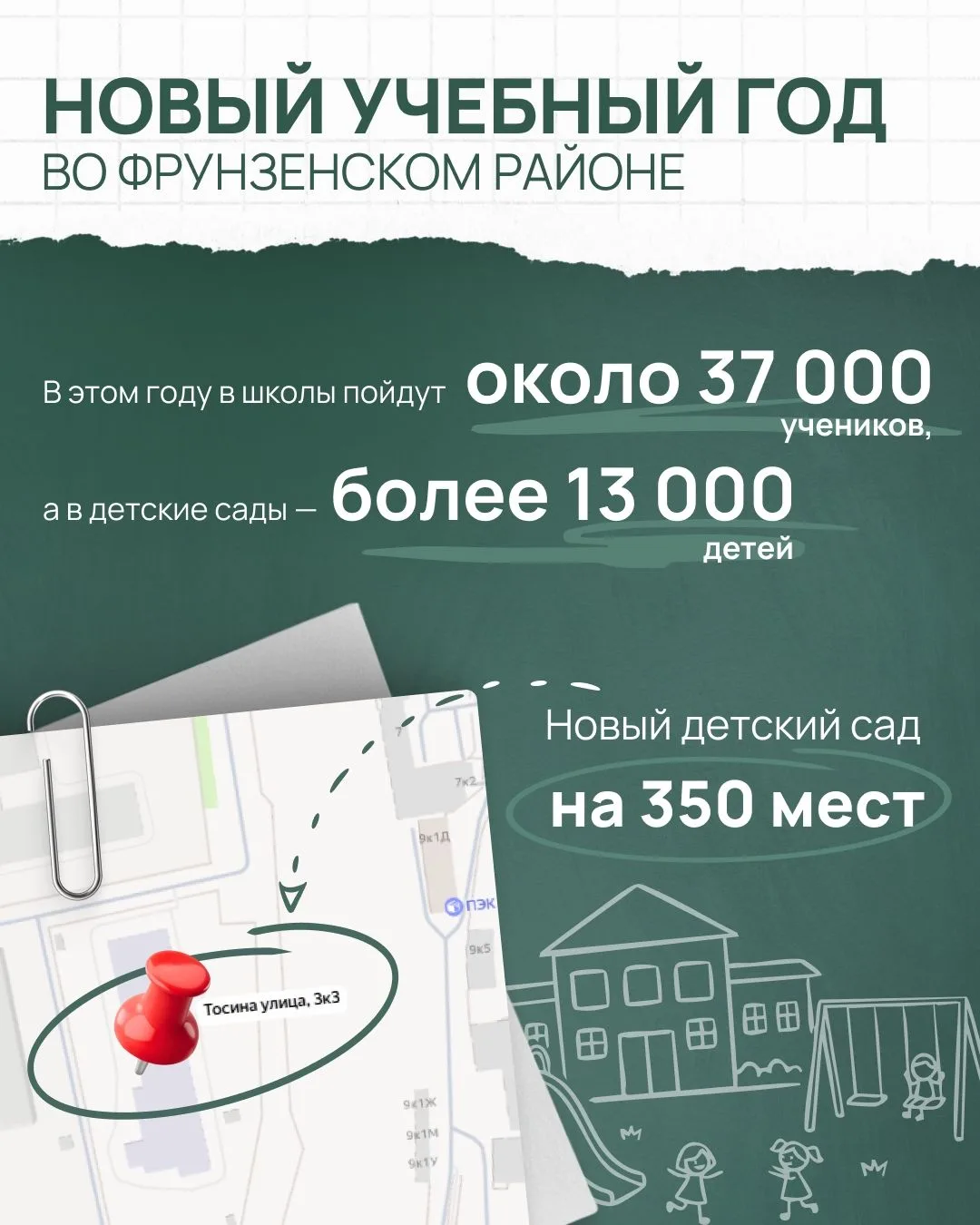 Фрунзенский район: образование развивается