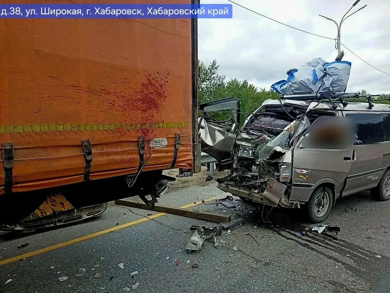 ⏺Смертельное ДТП перед Хабаровским мостом