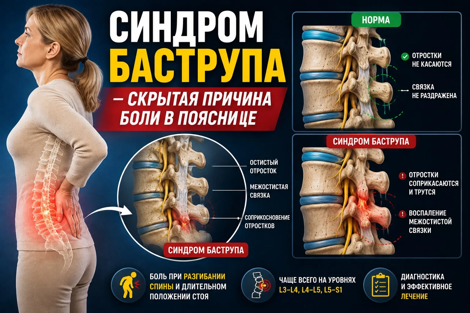 Пациентка принесла заключение МРТ, а там строчка: «признаки межостистого неоартроза, от...