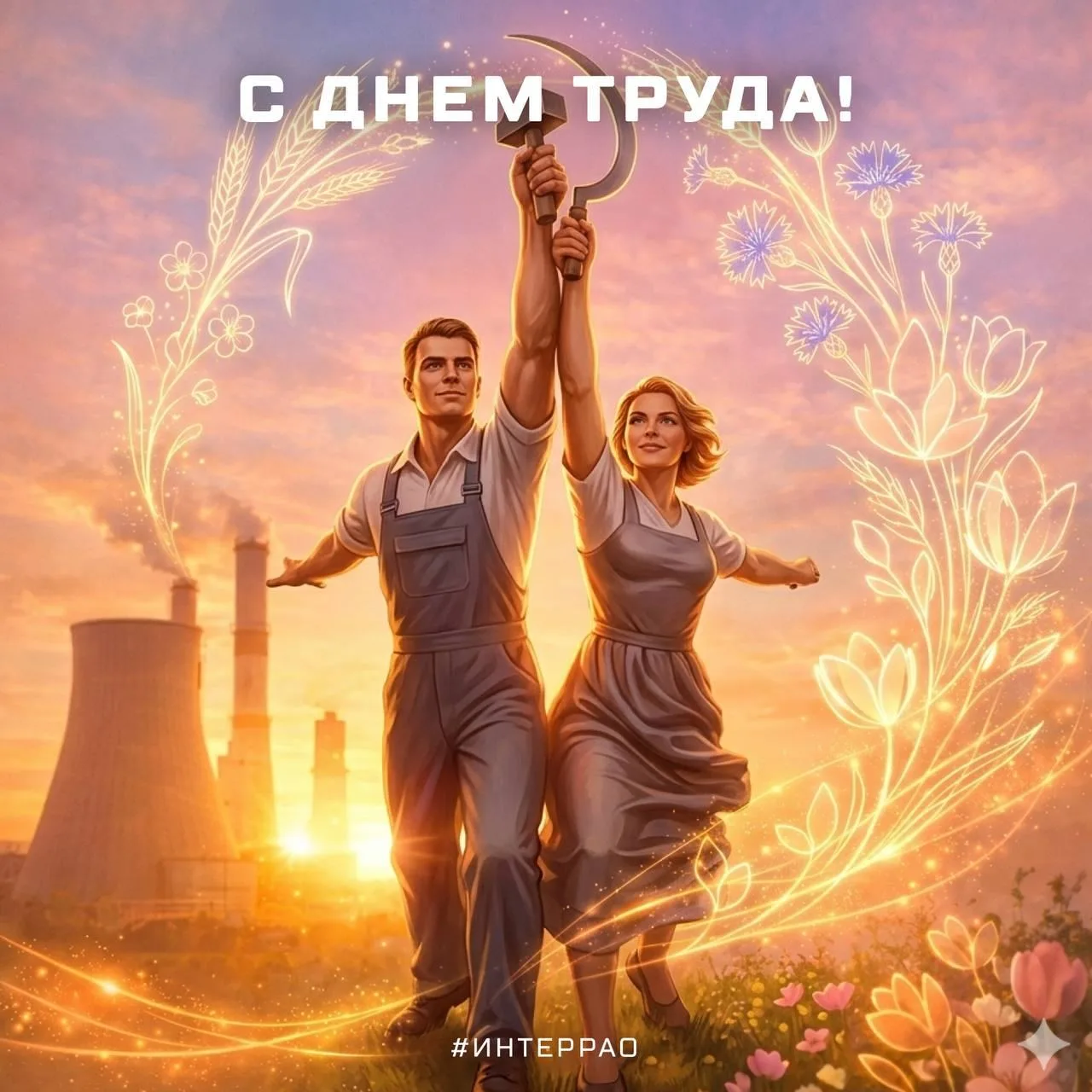 Май. Тепло. Созидание ✨ 🌳🌱🌷🌸🌺🌸🌷🌱🌳 Первомай — это праздник вдохновения и тех, кто не боится больших з